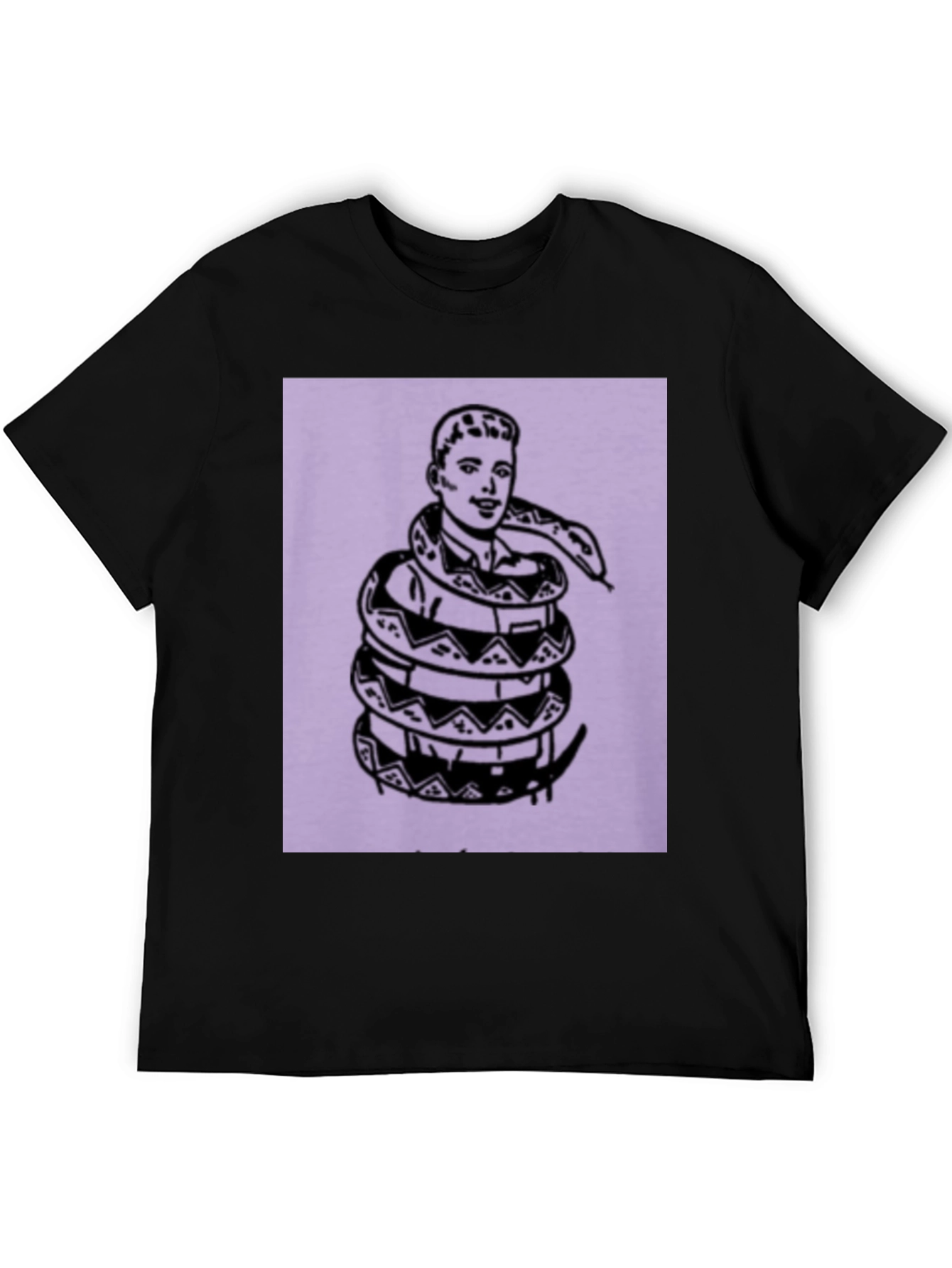 Snake Embrace Graphic Tee - Modern Streetwear