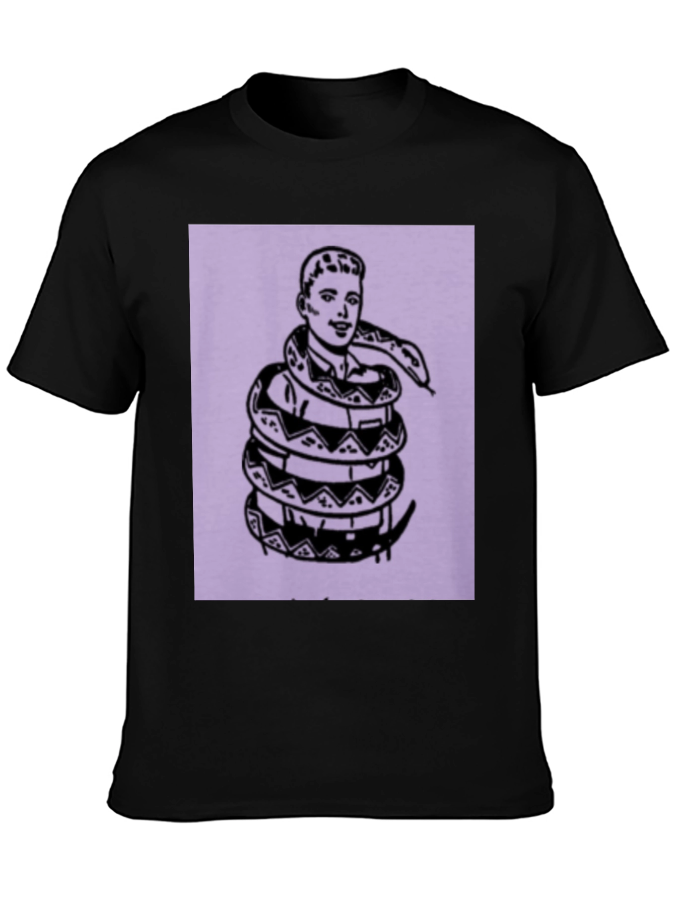 Snake Embrace Graphic Tee - Modern Streetwear