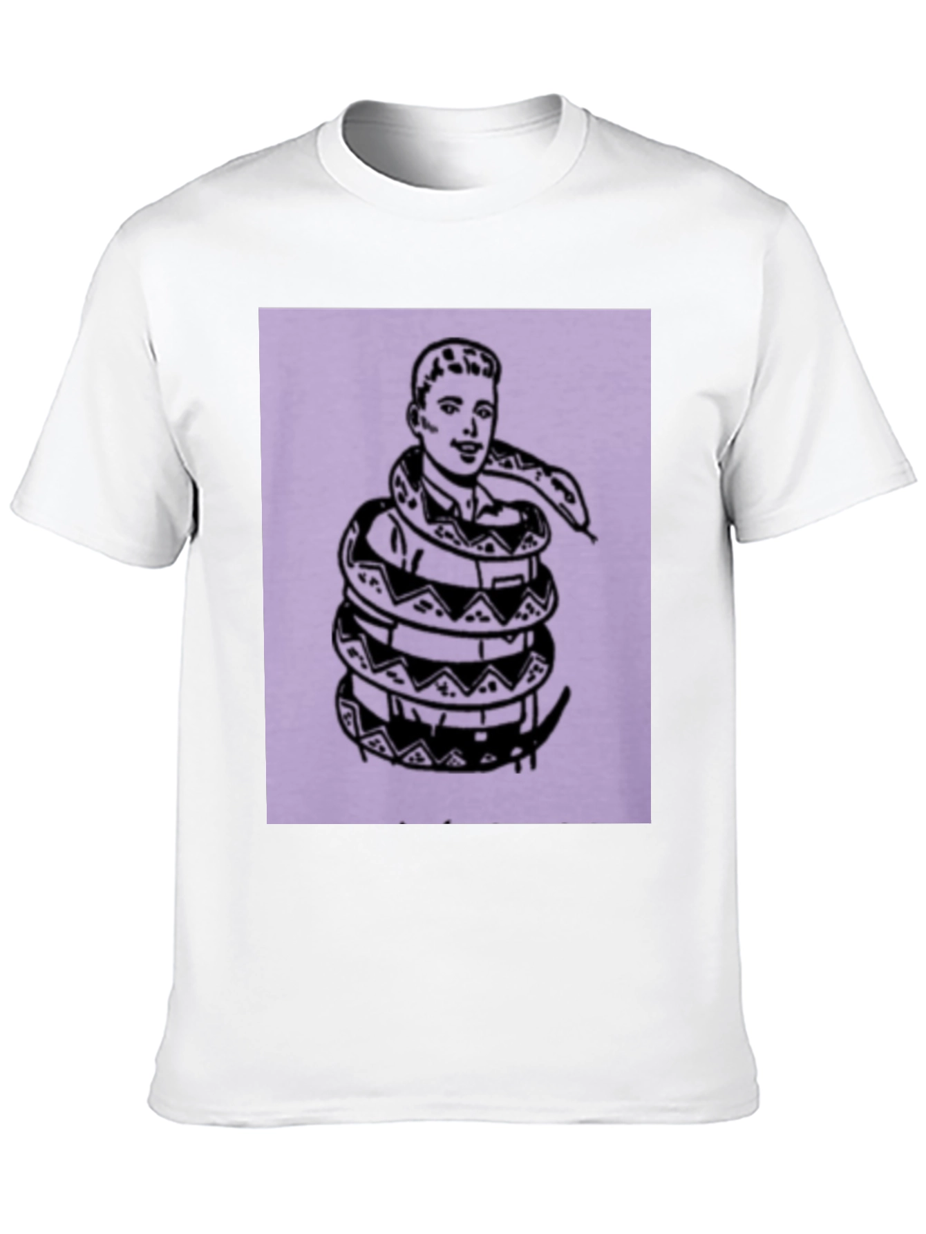Snake Embrace Graphic Tee - Modern Streetwear