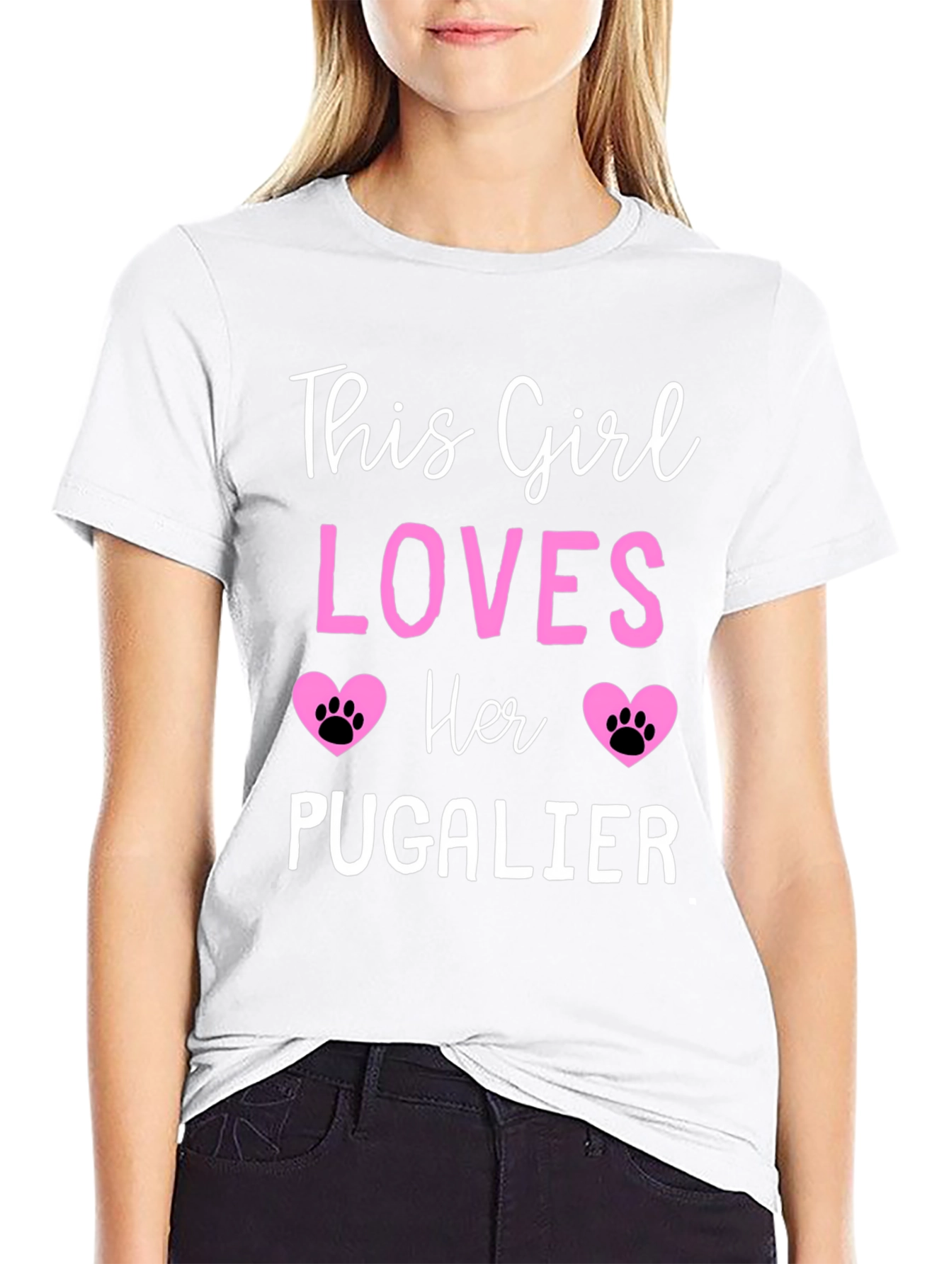 This Girl Loves Her Pugalier T-Shirt