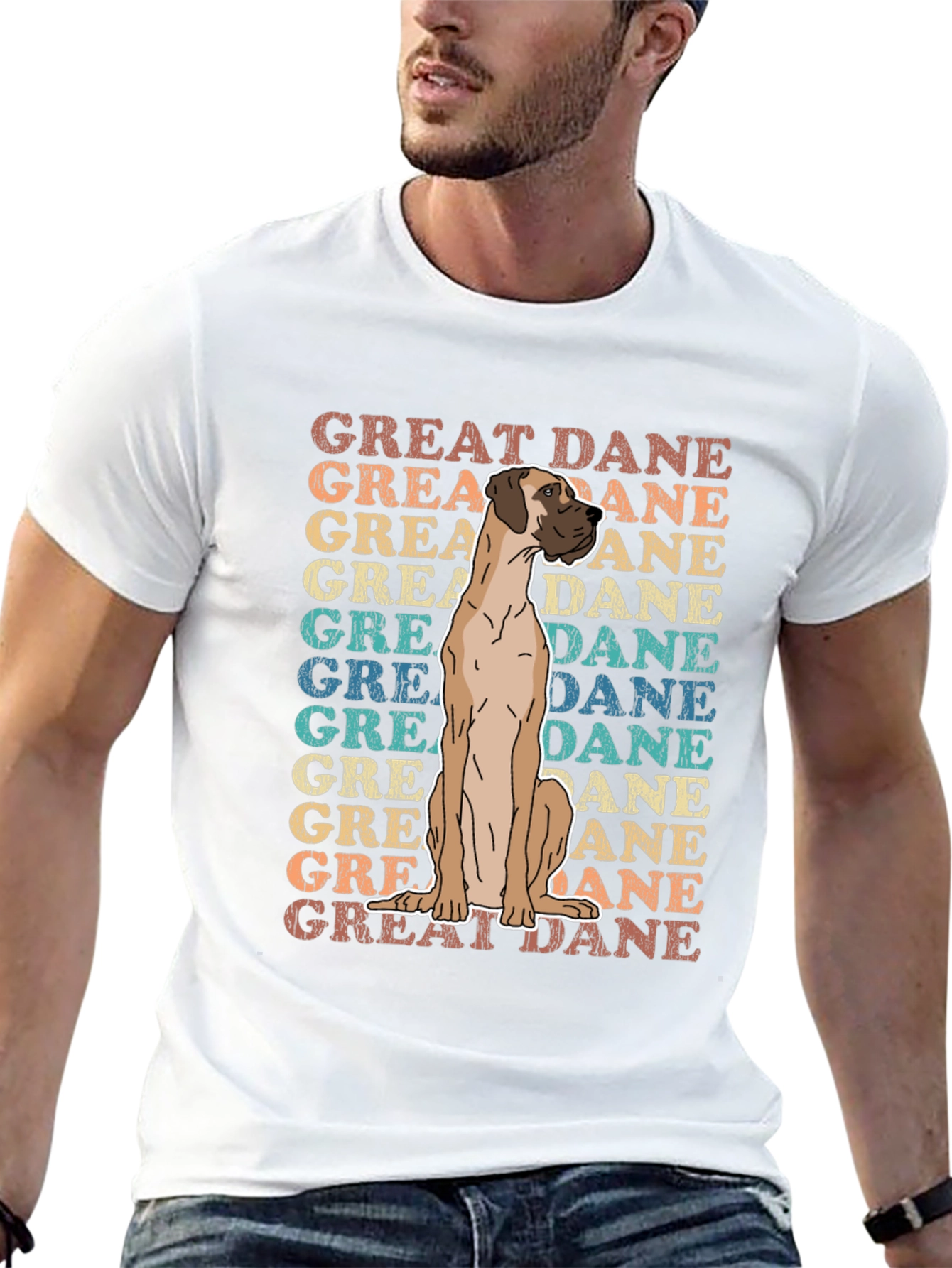 Great Dane Dog Graphic T-Shirt