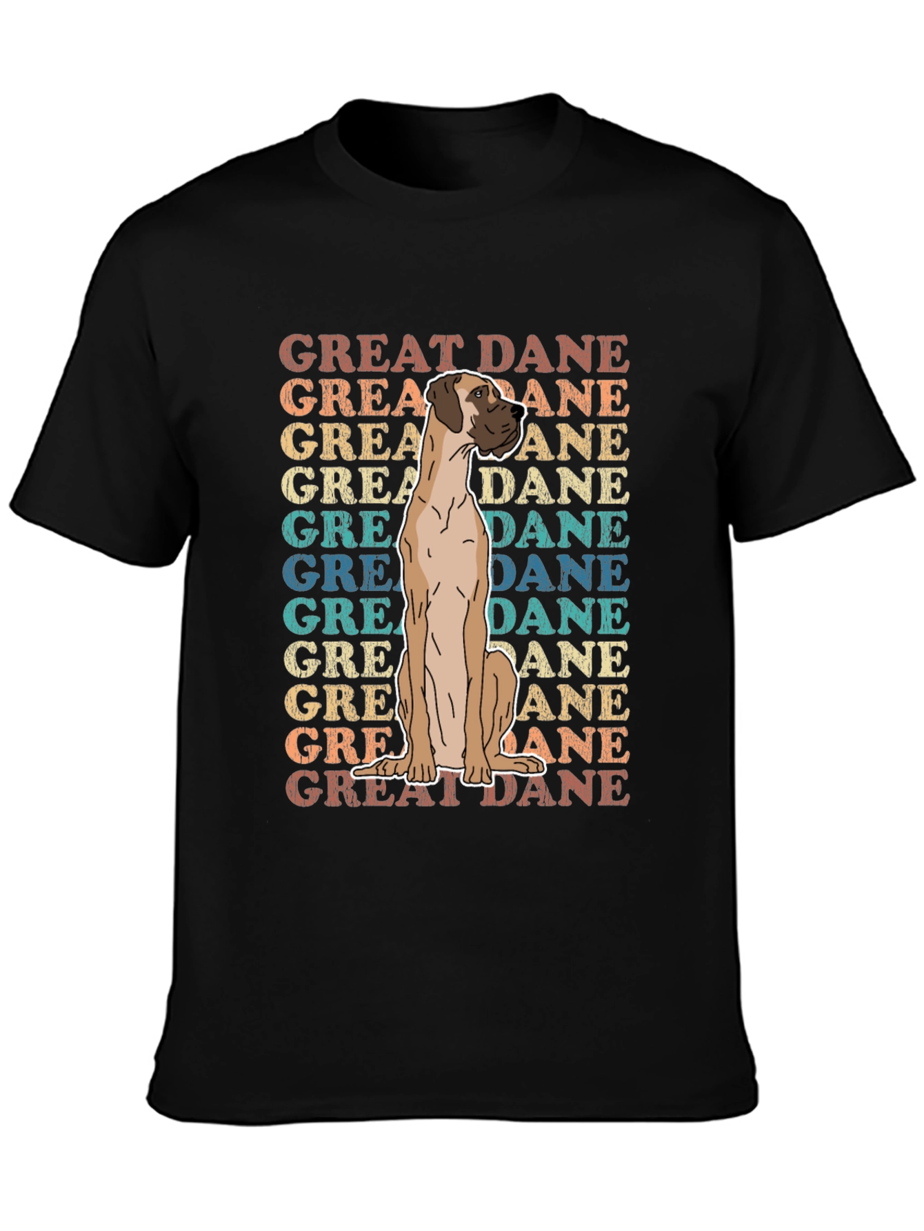 Great Dane Dog Graphic T-Shirt