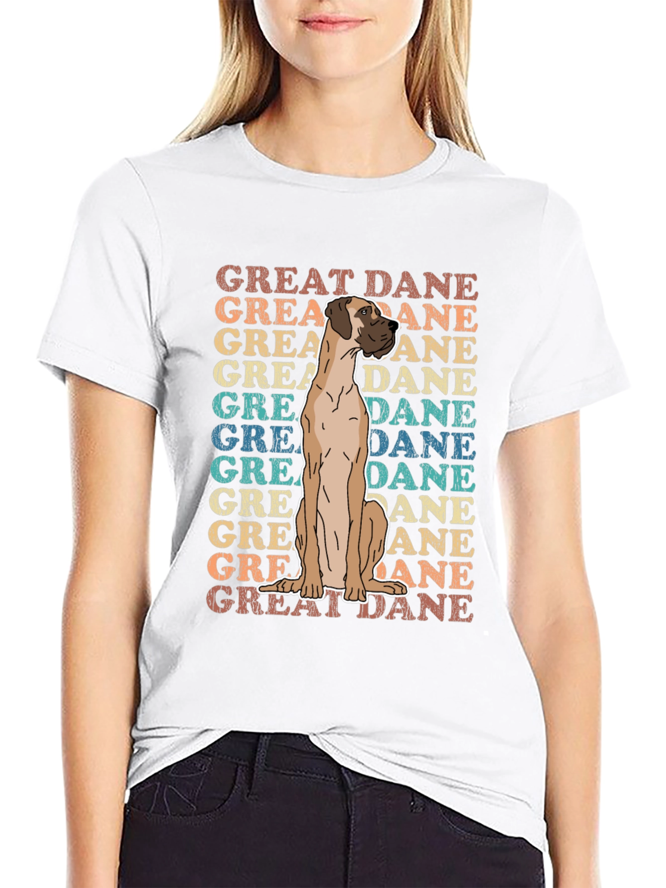 Great Dane Dog Graphic T-Shirt