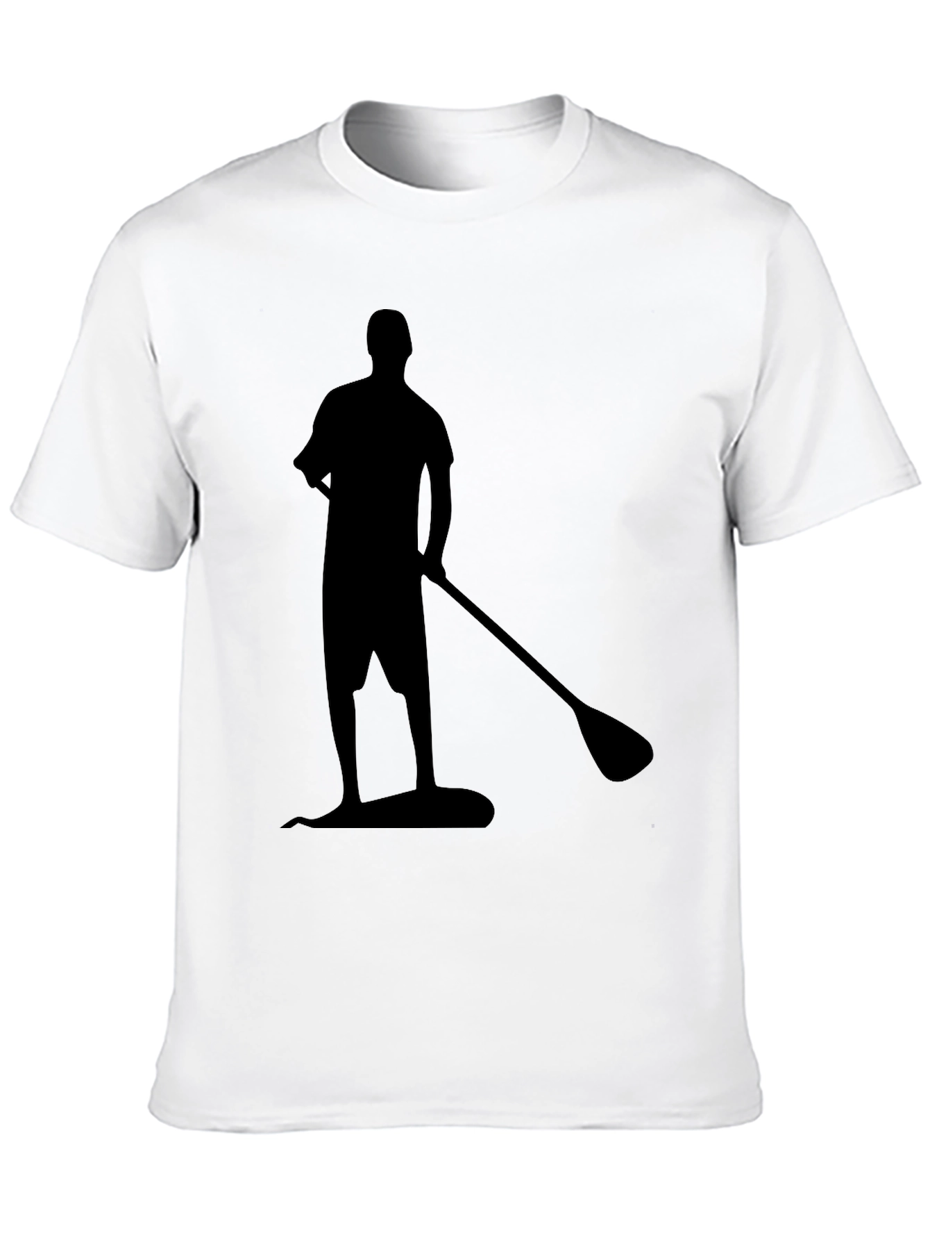 Paddleboard Silhouette Black T-Shirt