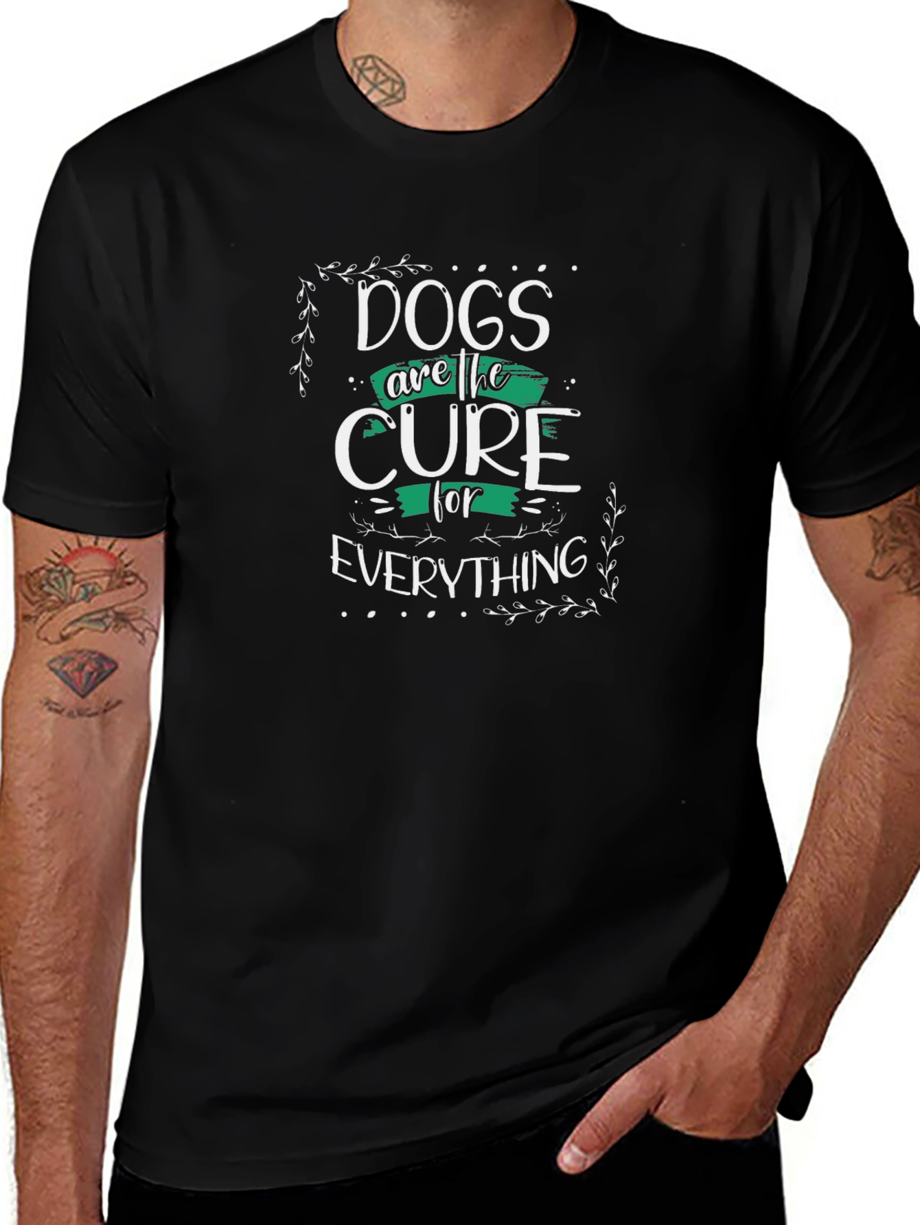 Dogs are the Cure Graphic T-Shirt