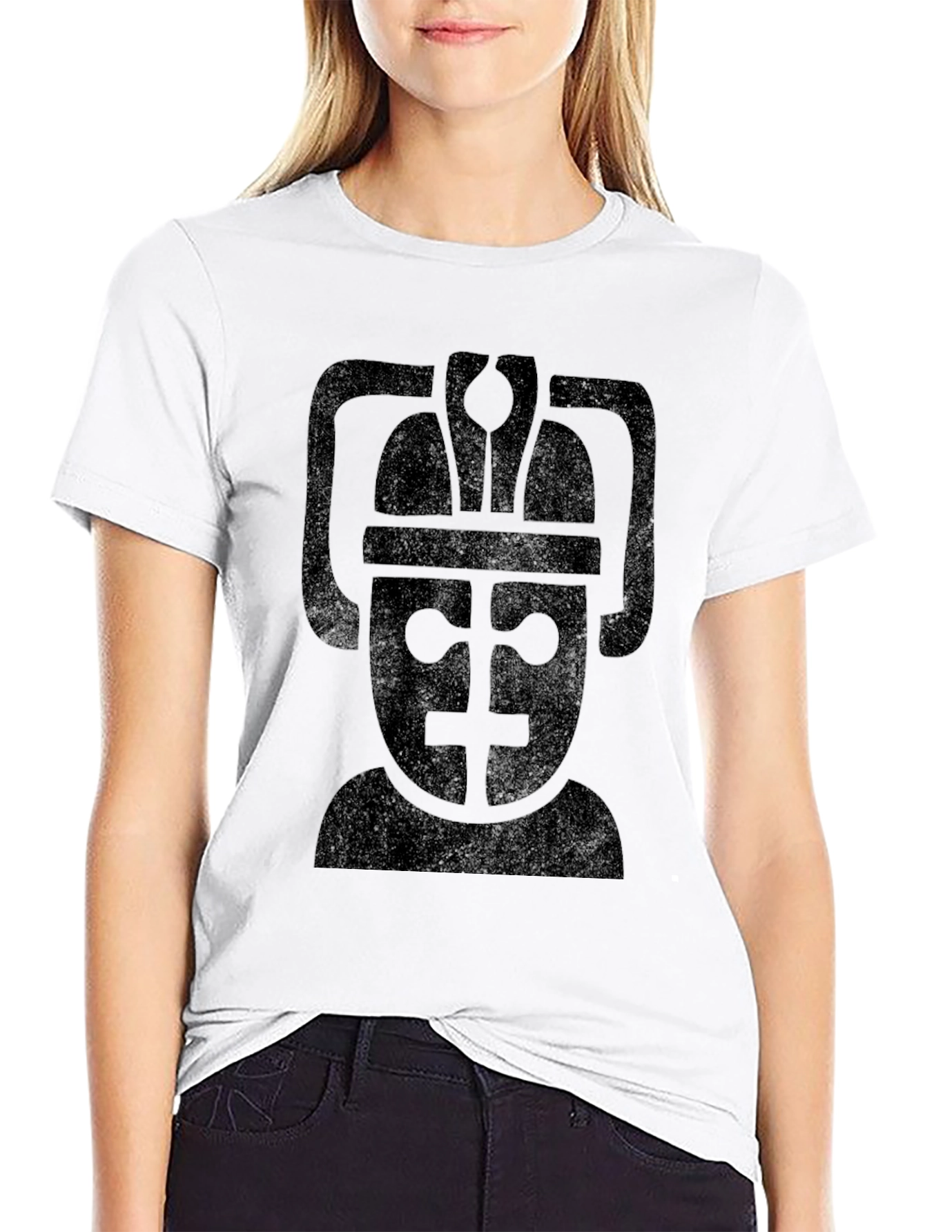 Cyberman Head Graphic Print T-Shirt