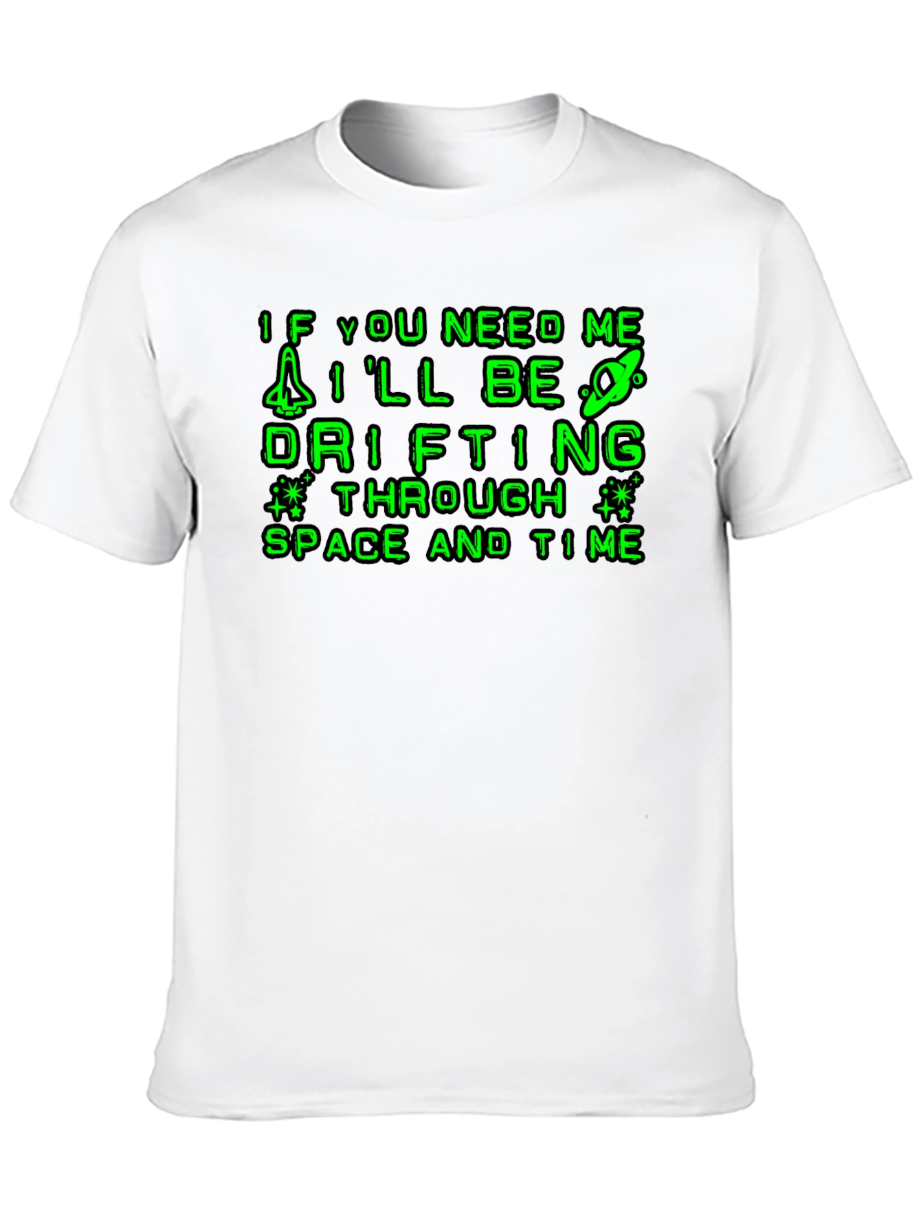 Drifting Through Space & Time Graphic T-Shirt