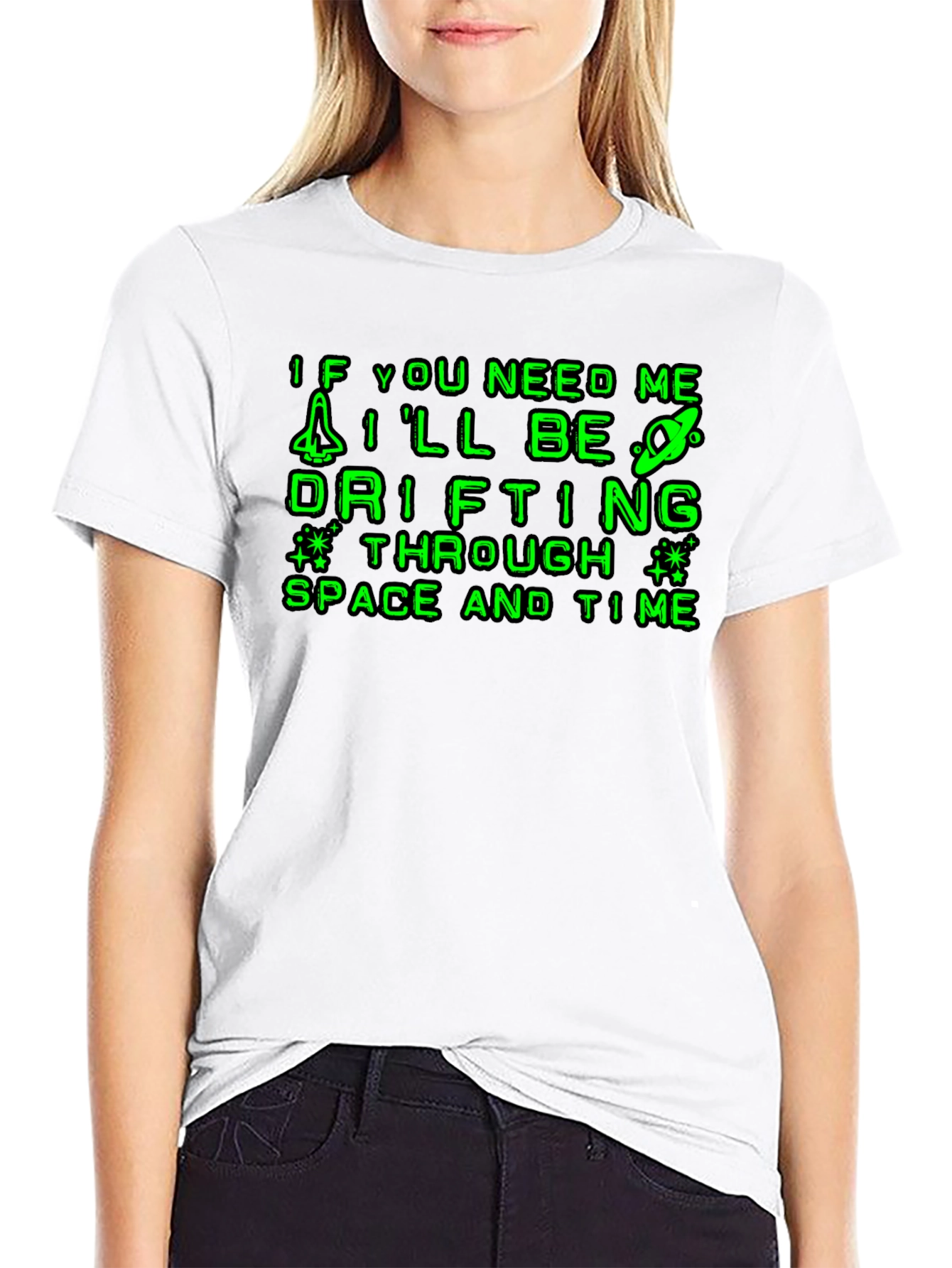 Drifting Through Space & Time Graphic T-Shirt