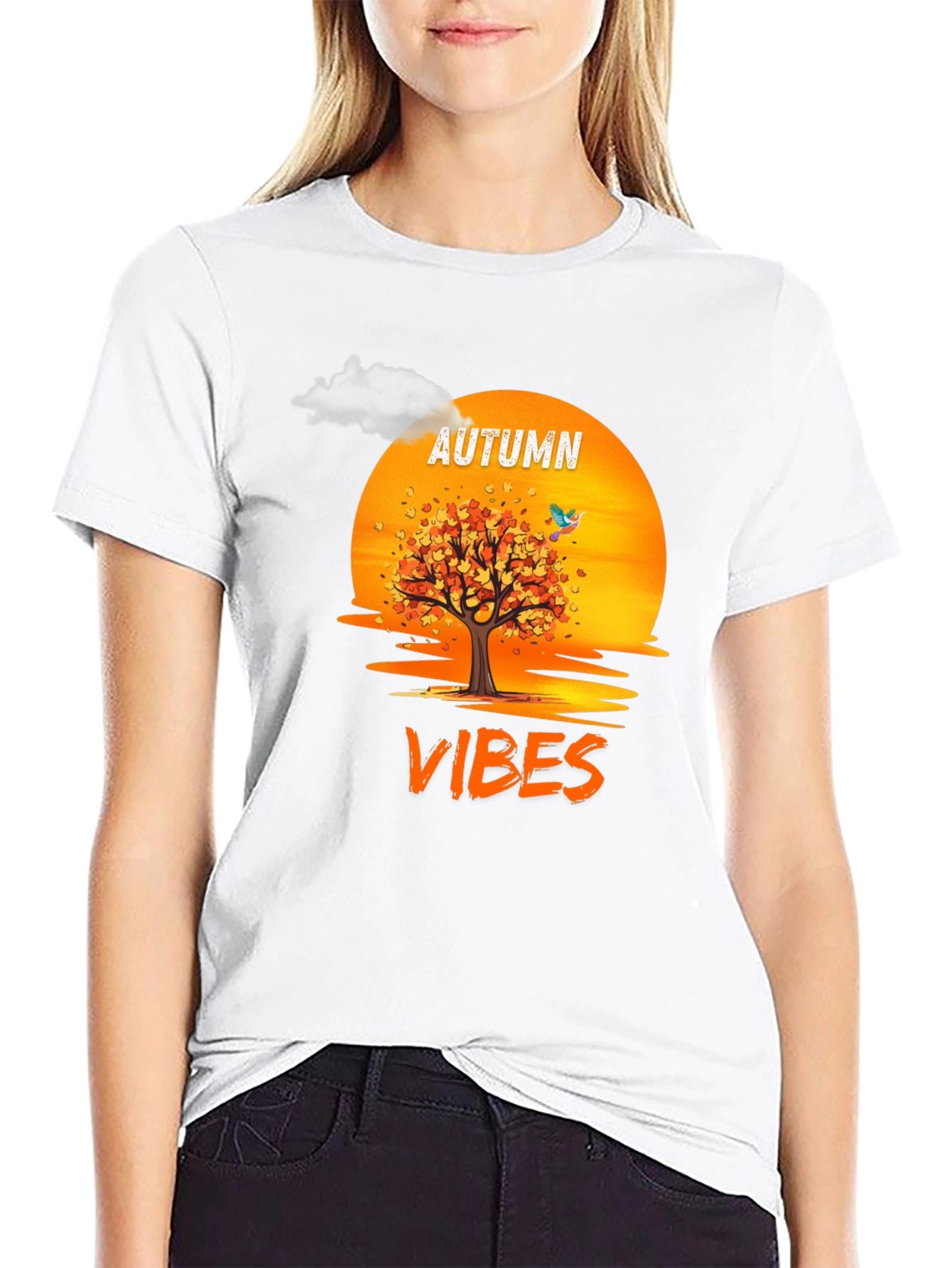Autumn Vibes Graphic Tee - Seasonal Comfort