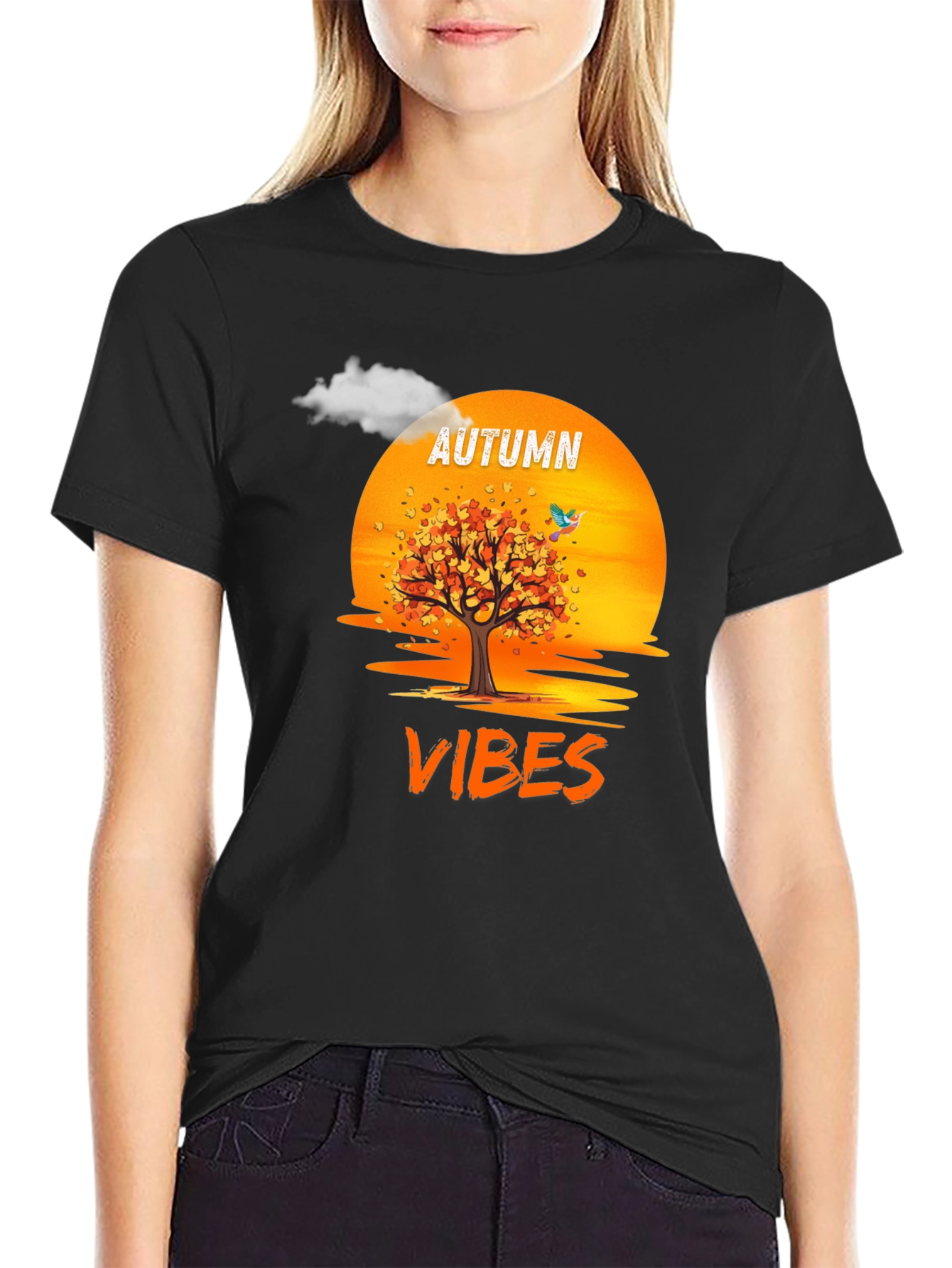 Autumn Vibes Graphic Tee - Seasonal Comfort