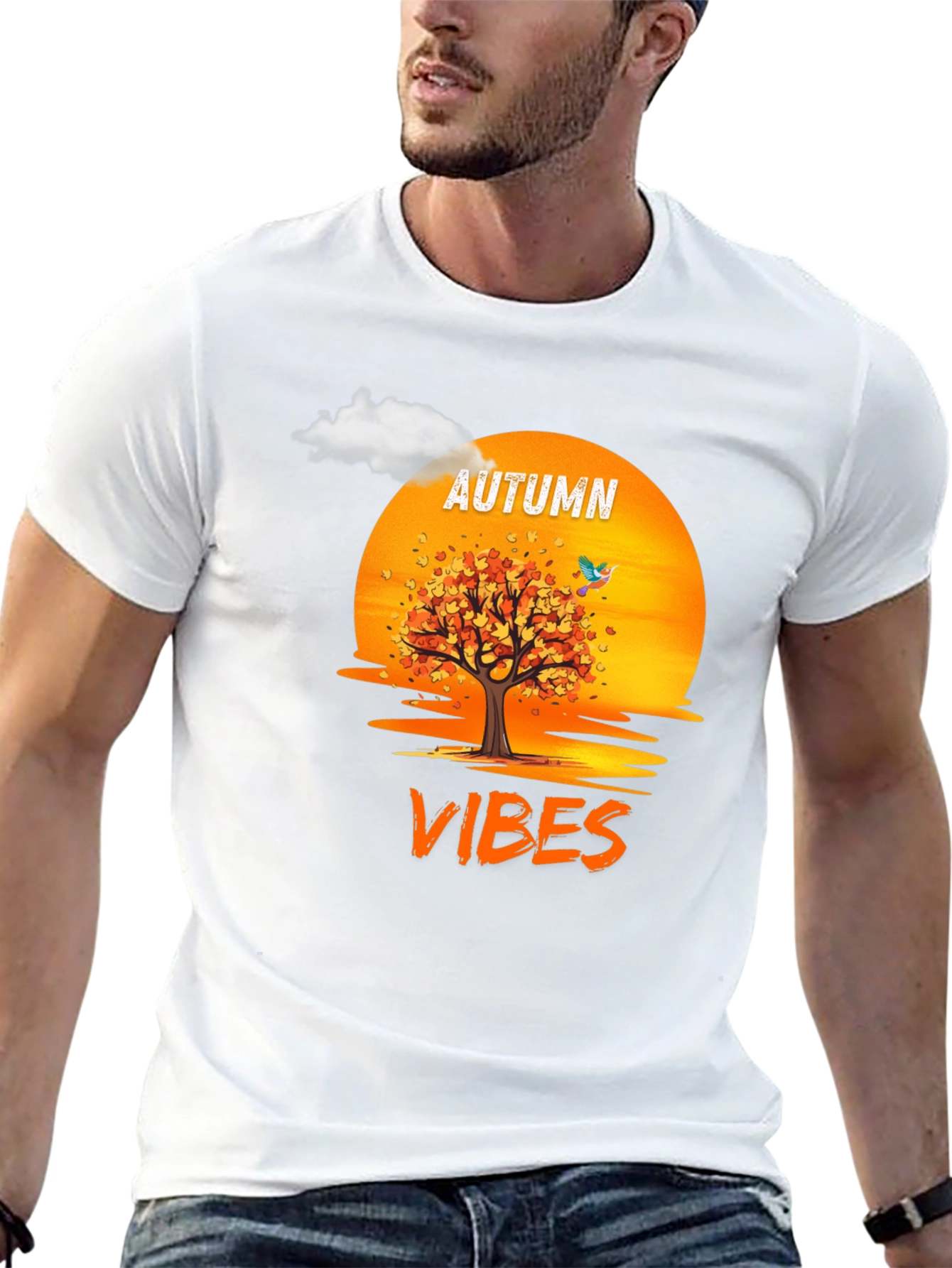 Autumn Vibes Graphic Tee - Seasonal Comfort