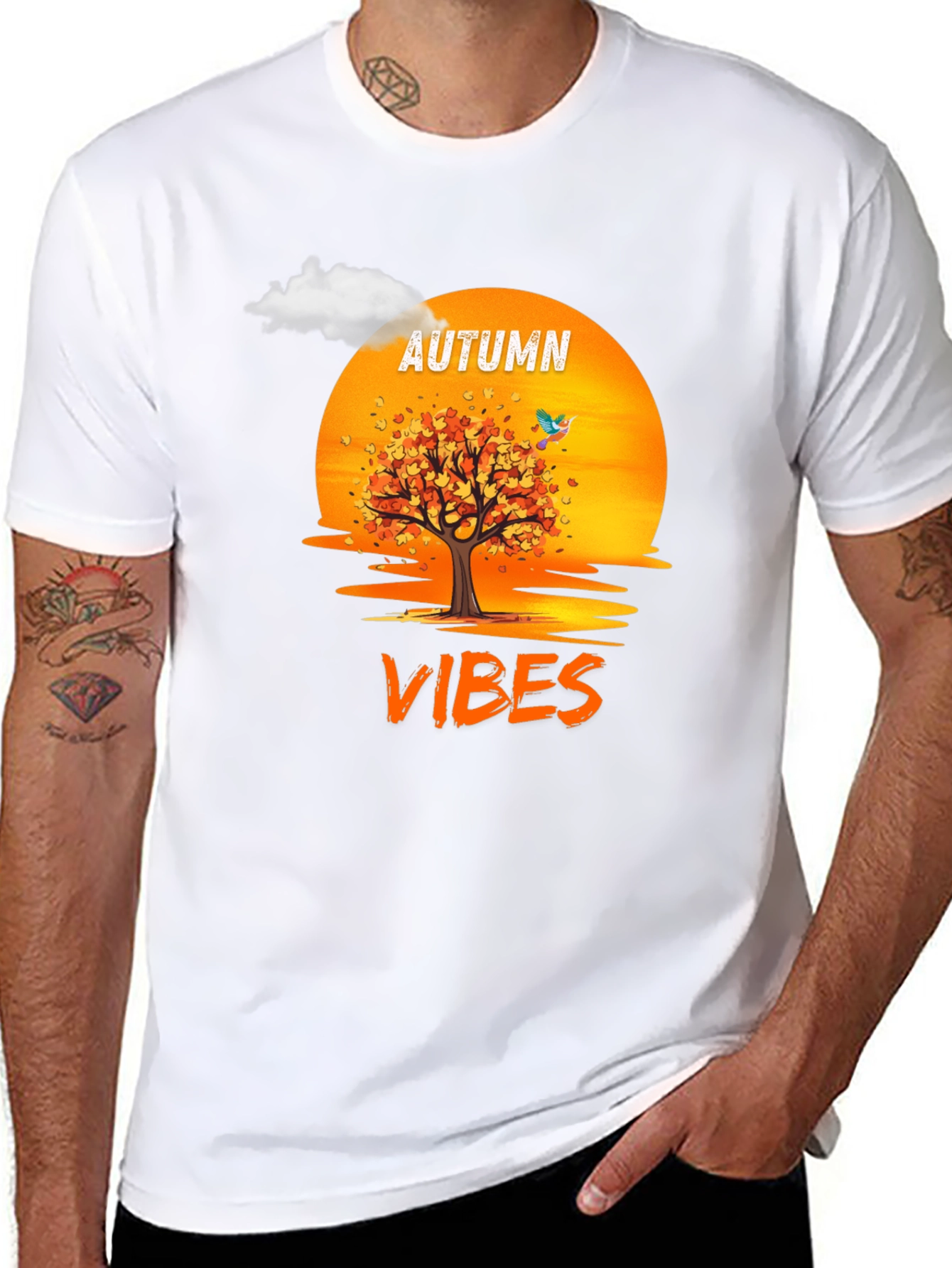 Autumn Vibes Graphic Tee - Seasonal Comfort