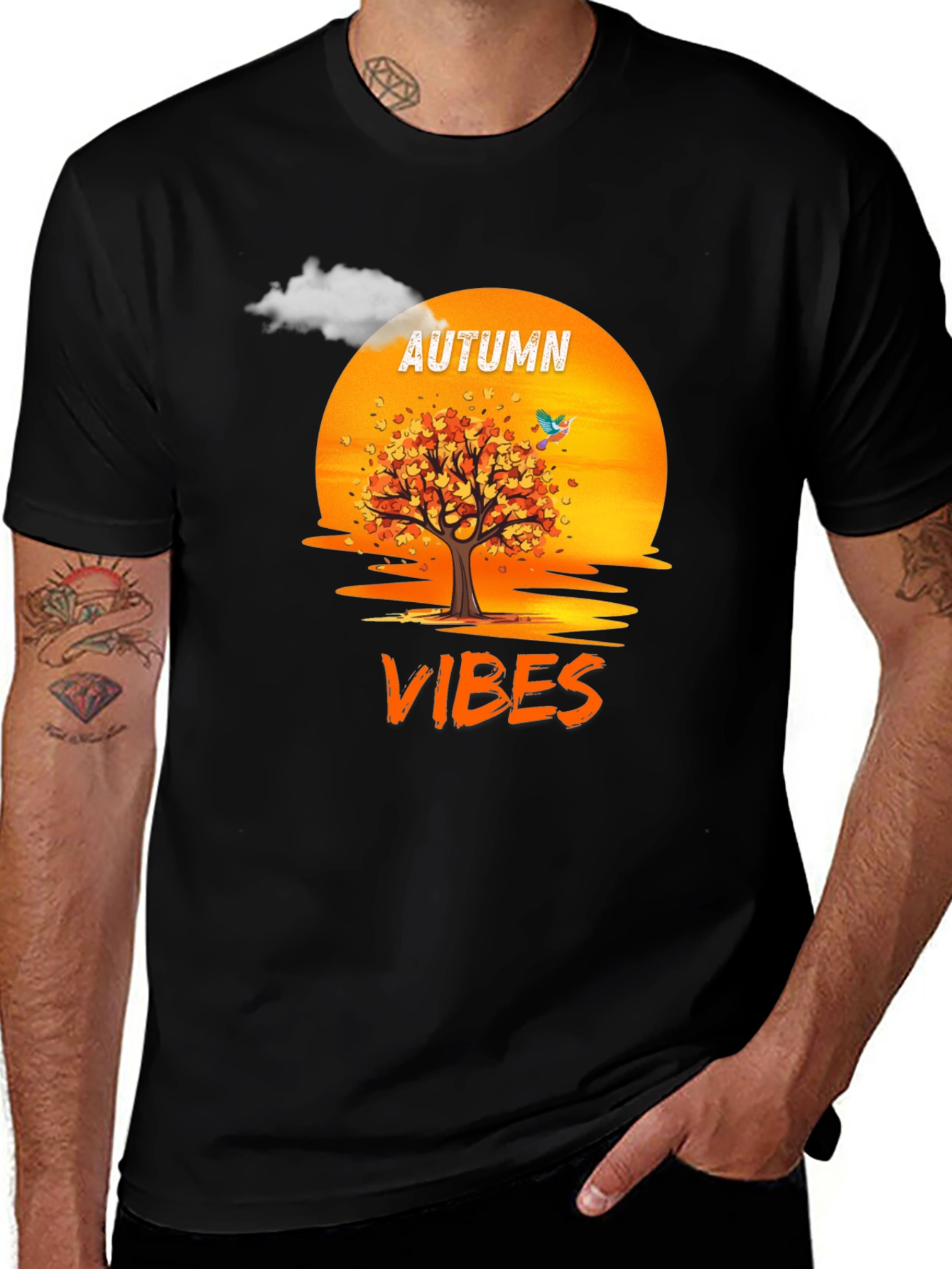 Autumn Vibes Graphic Tee - Seasonal Comfort