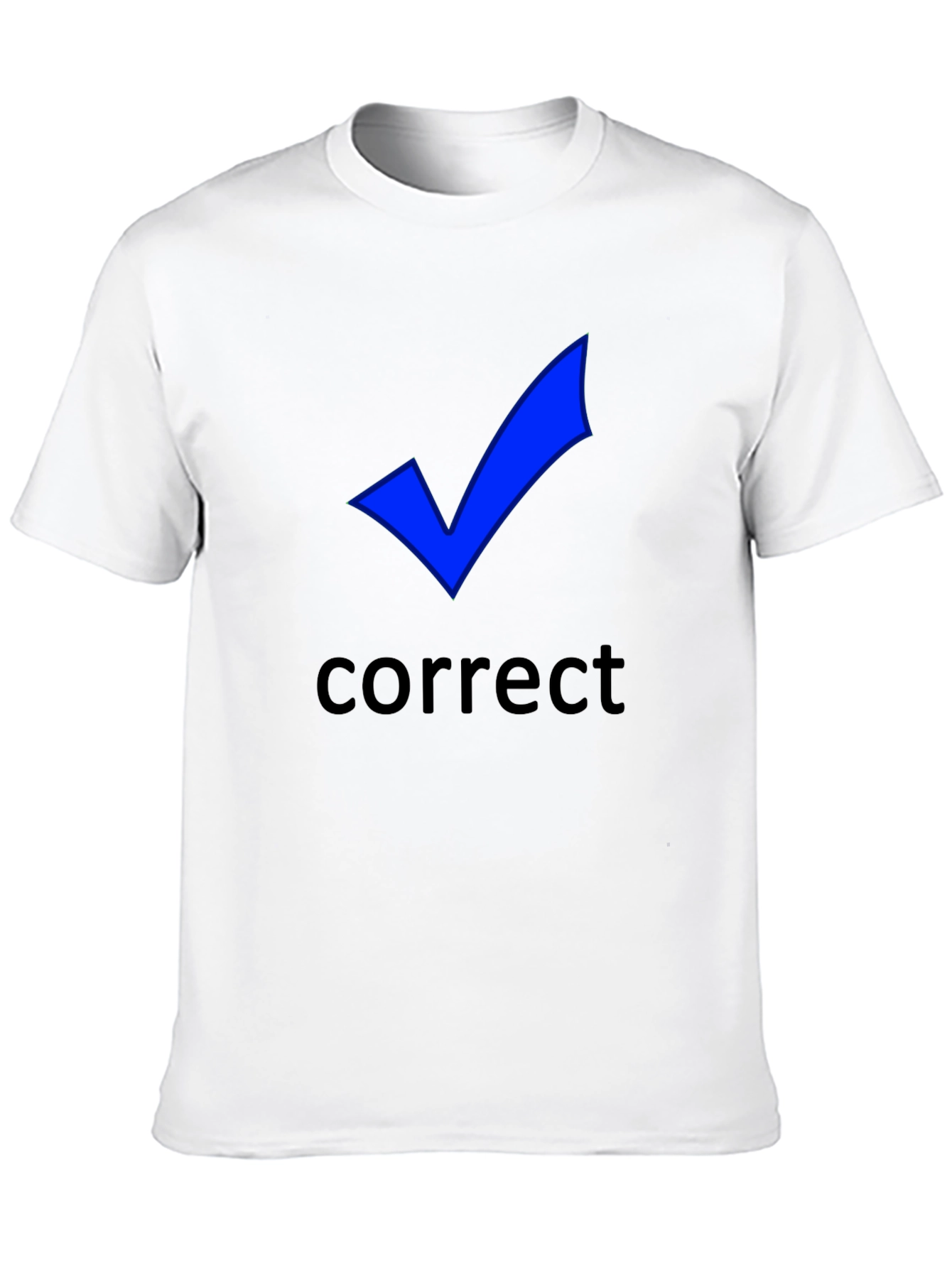 Correct Check Mark T-Shirt - Black