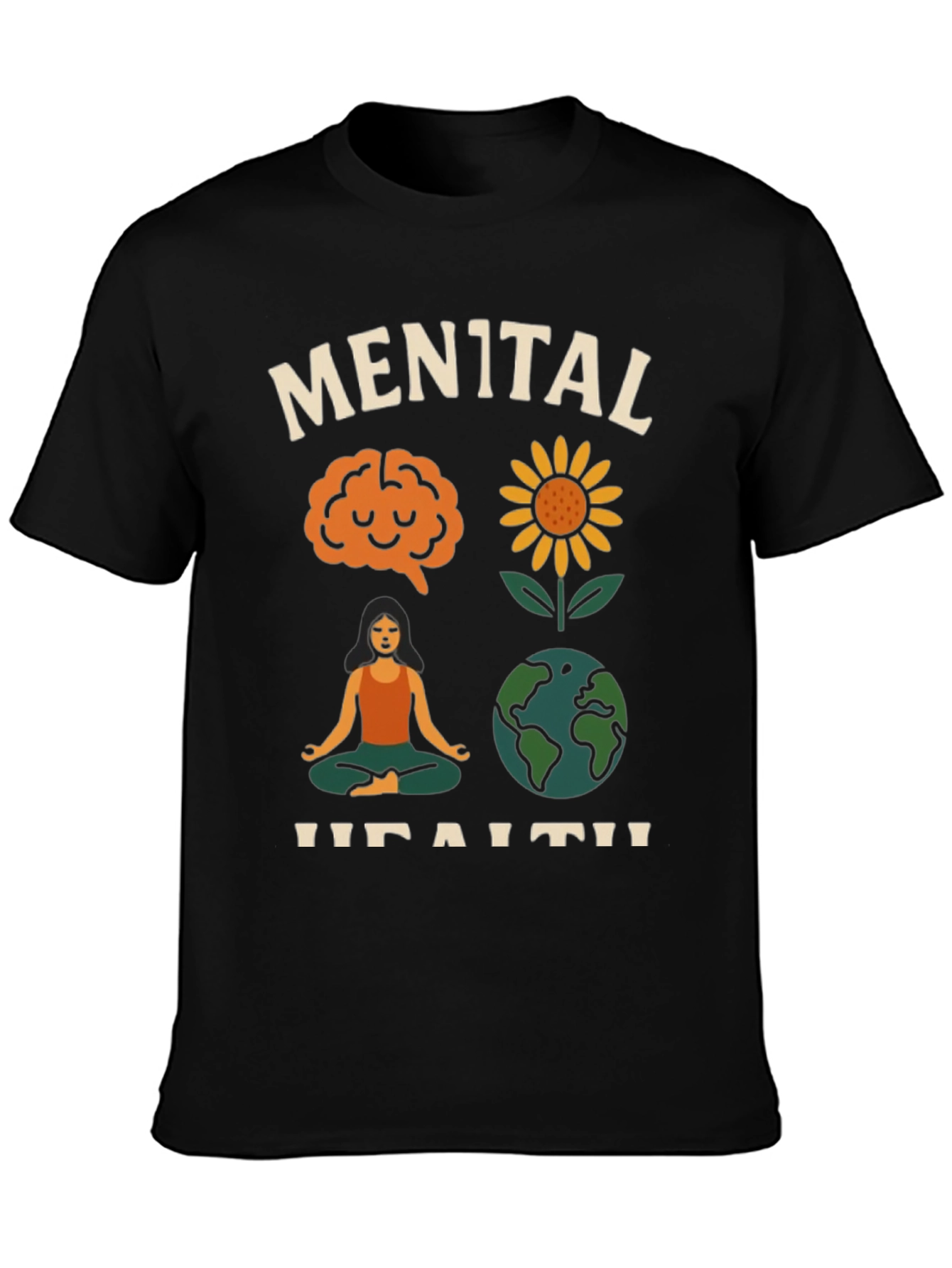 Mental Health Awareness Graphic T-Shirt
