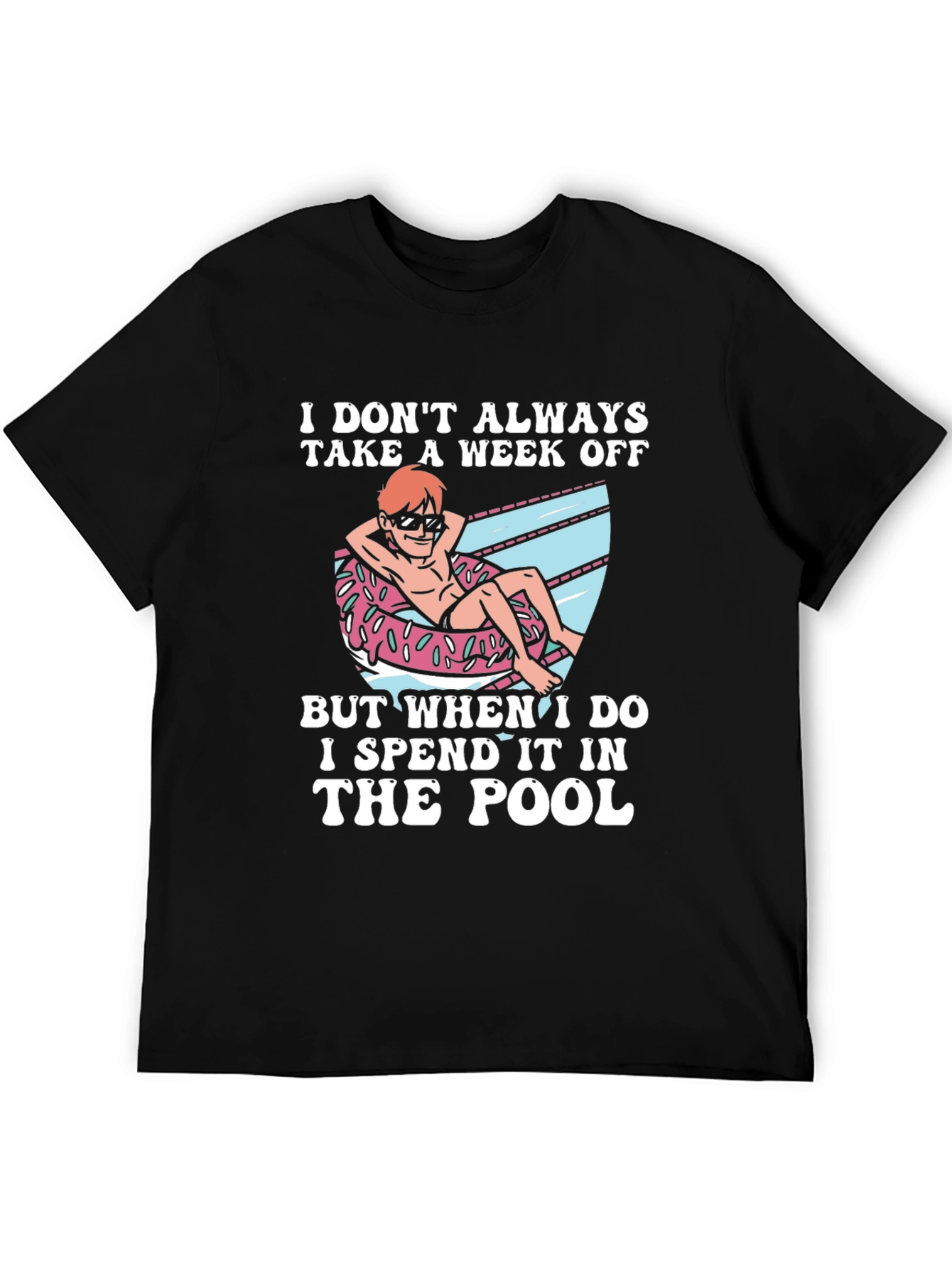 I Spend It In The Pool Graphic T-Shirt