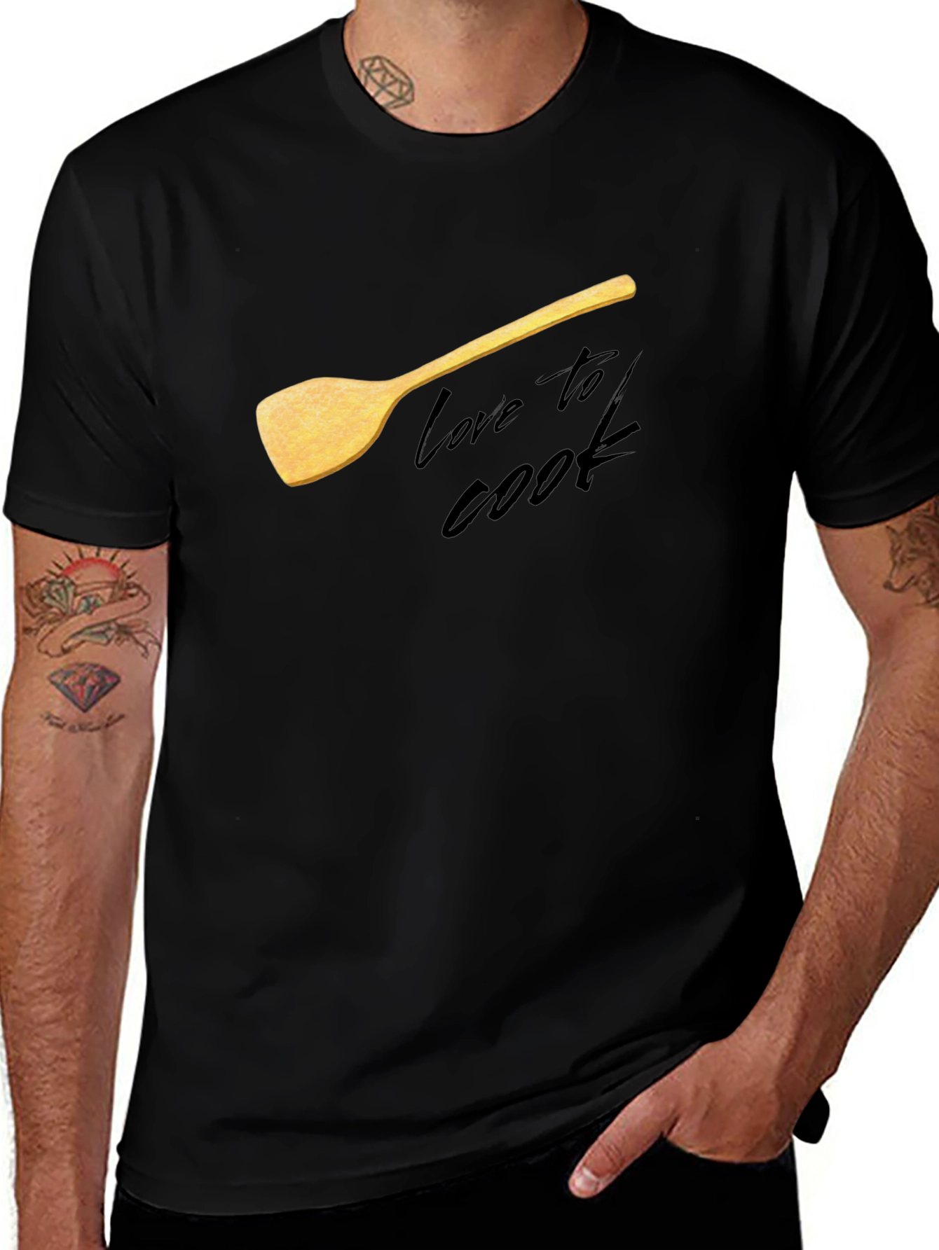 Love to Cook Black T-Shirt