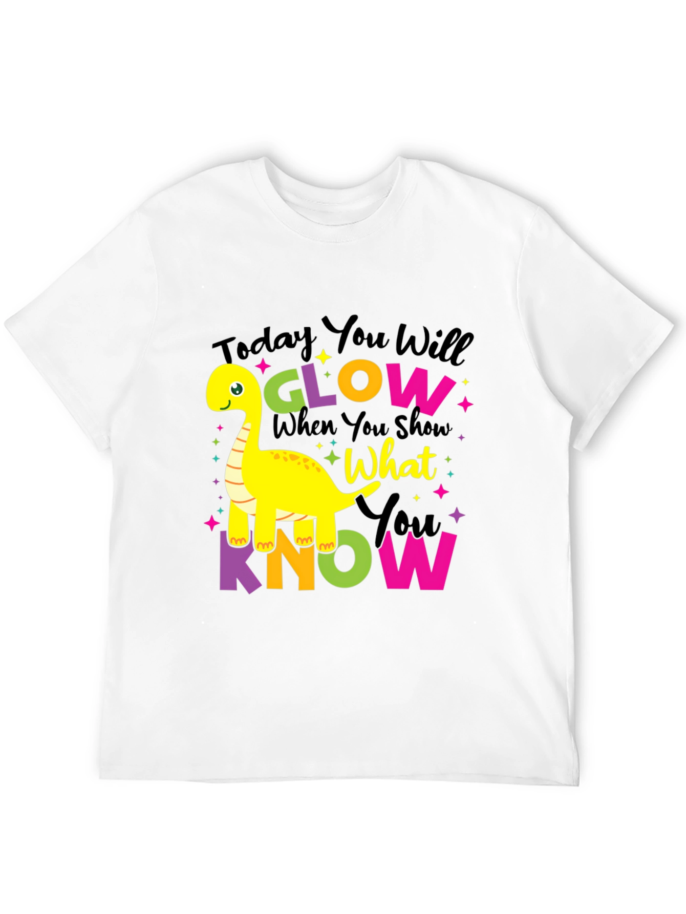 Glow What You Know Dinosaur T-Shirt