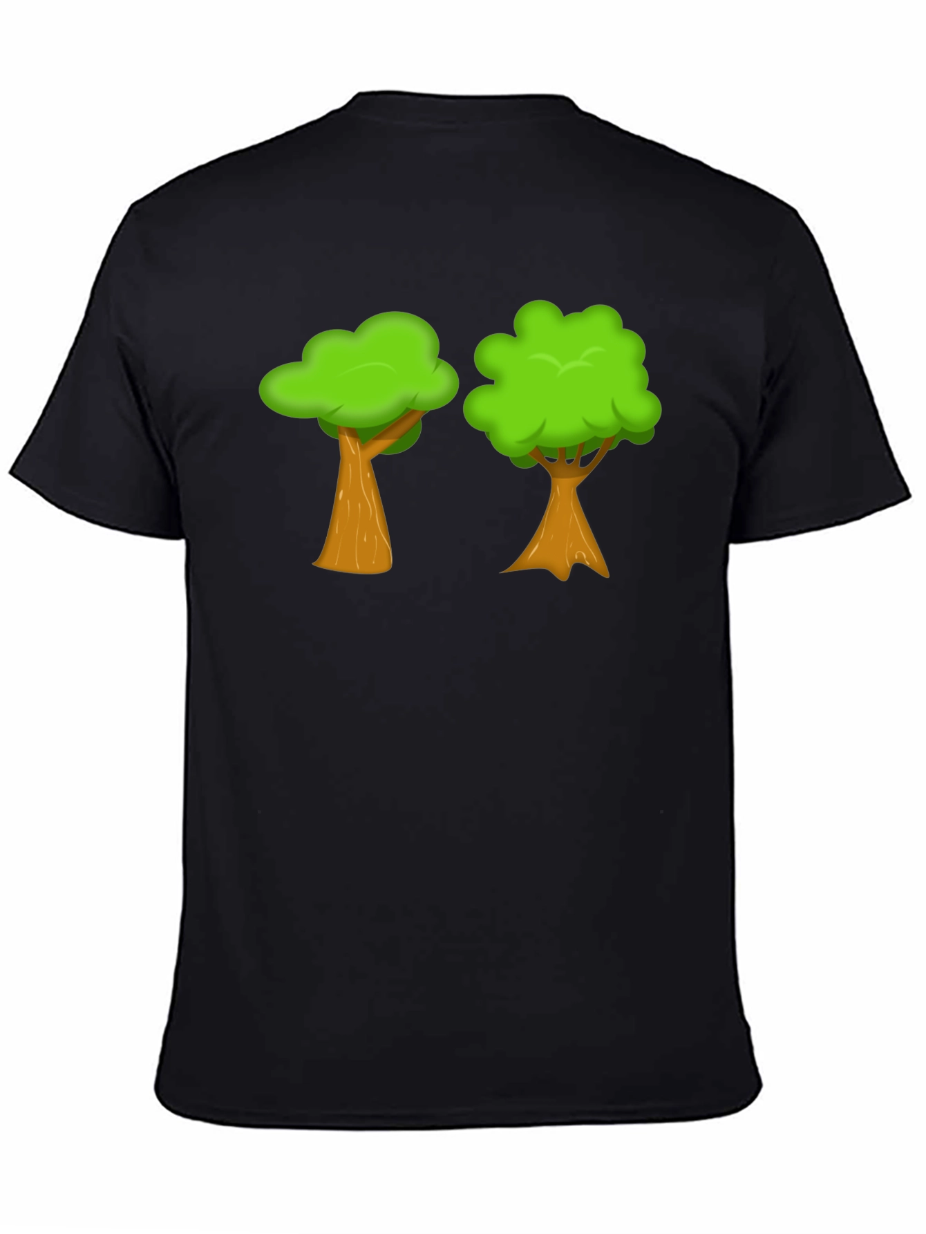 Cartoon Trees Graphic Tee - Nature Lover Shirt