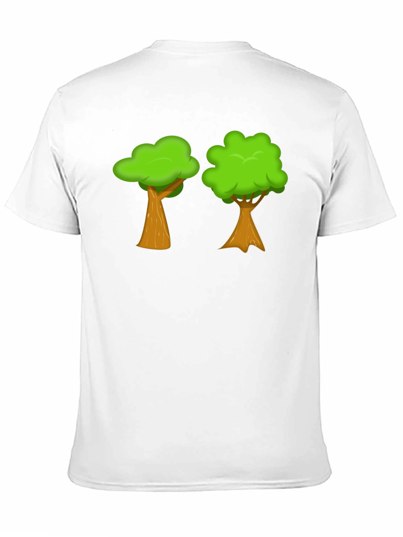Cartoon Trees Graphic Tee - Nature Lover Shirt