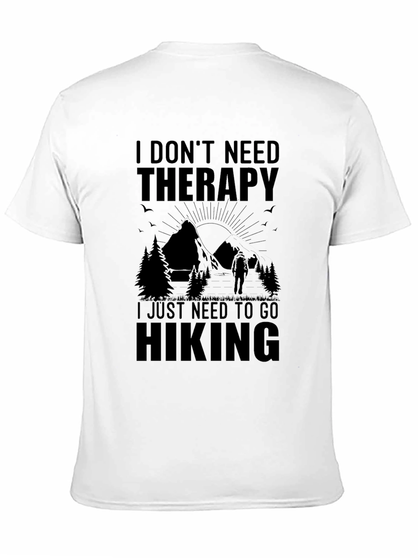 Hiking Therapy T-Shirt - Nature Lover Apparel
