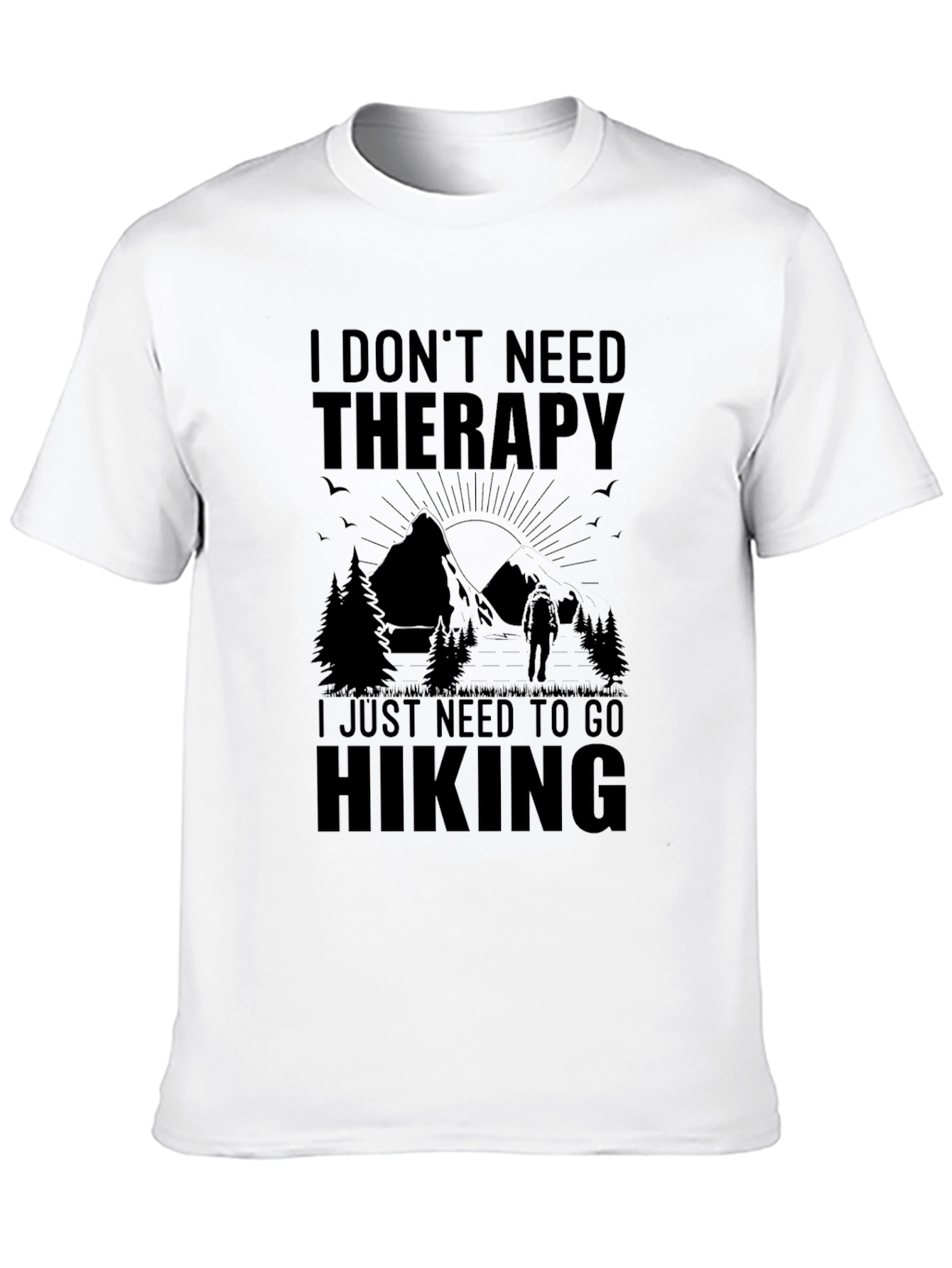 Hiking Therapy T-Shirt - Nature Lover Apparel