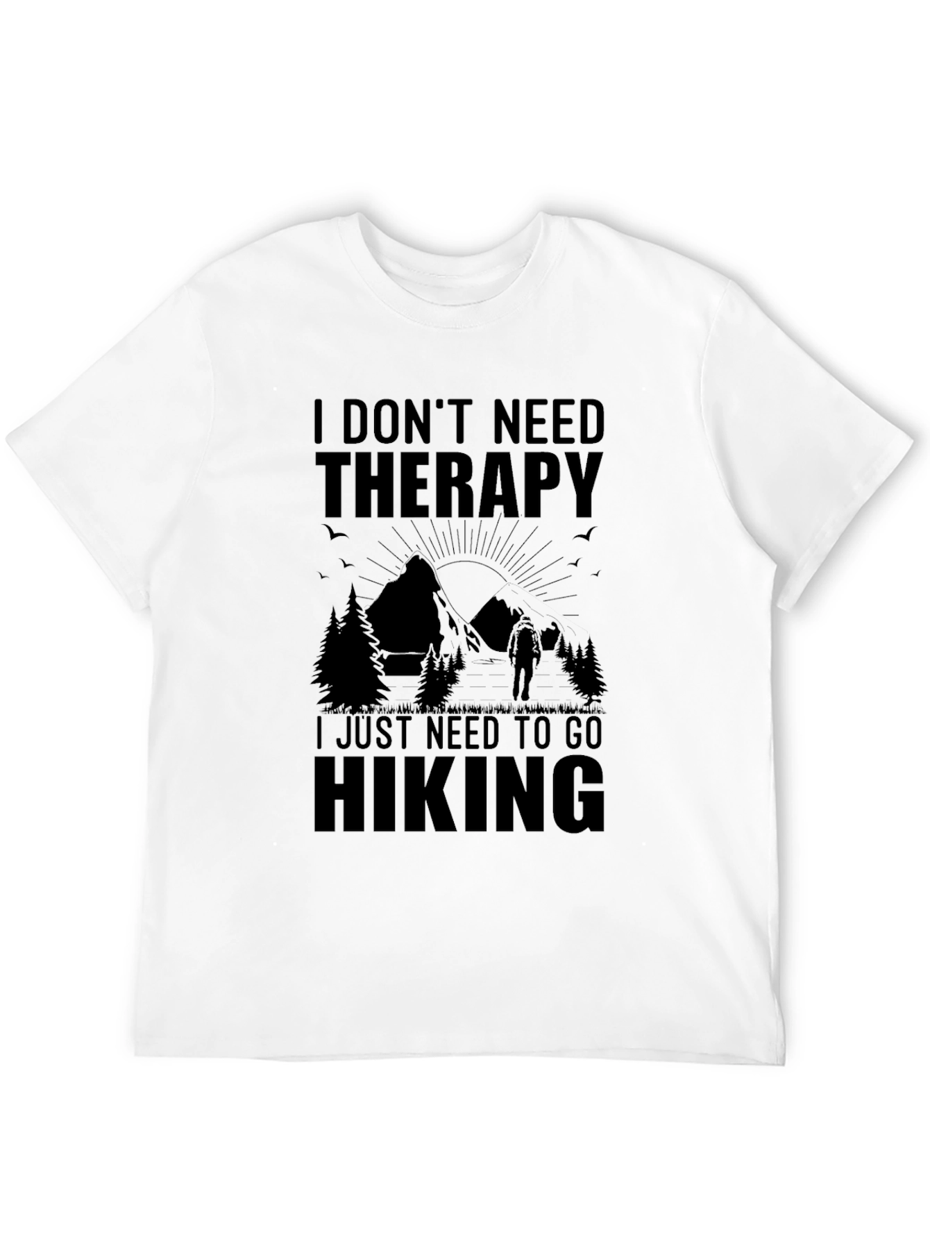 Hiking Therapy T-Shirt - Nature Lover Apparel