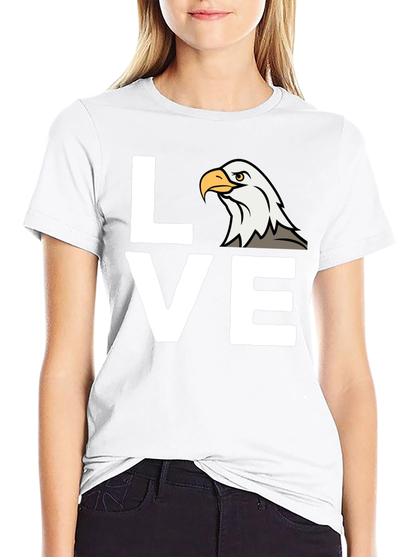 Eagle Love Graphic T-Shirt - Patriotic Tee
