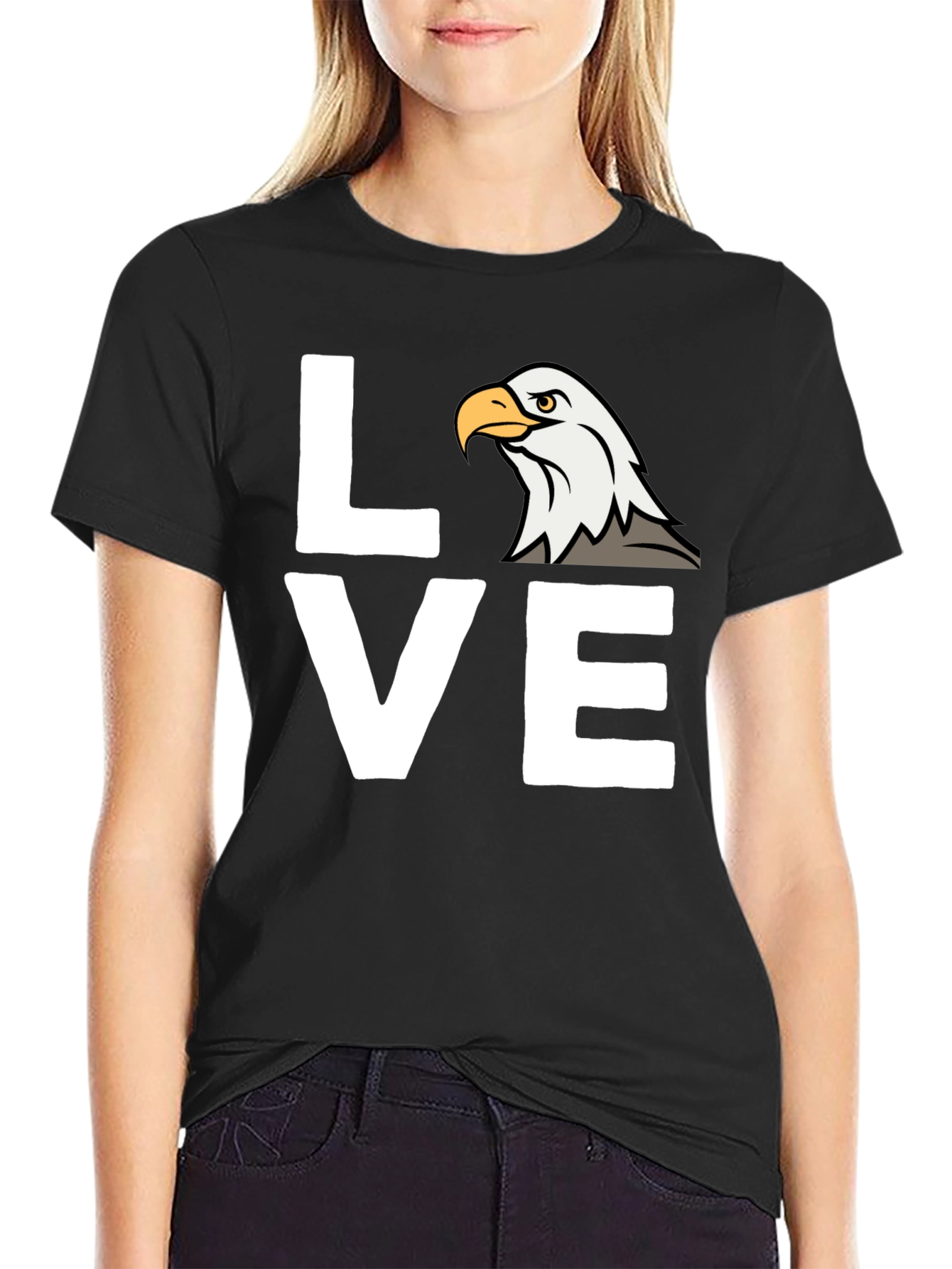 Eagle Love Graphic T-Shirt - Patriotic Tee