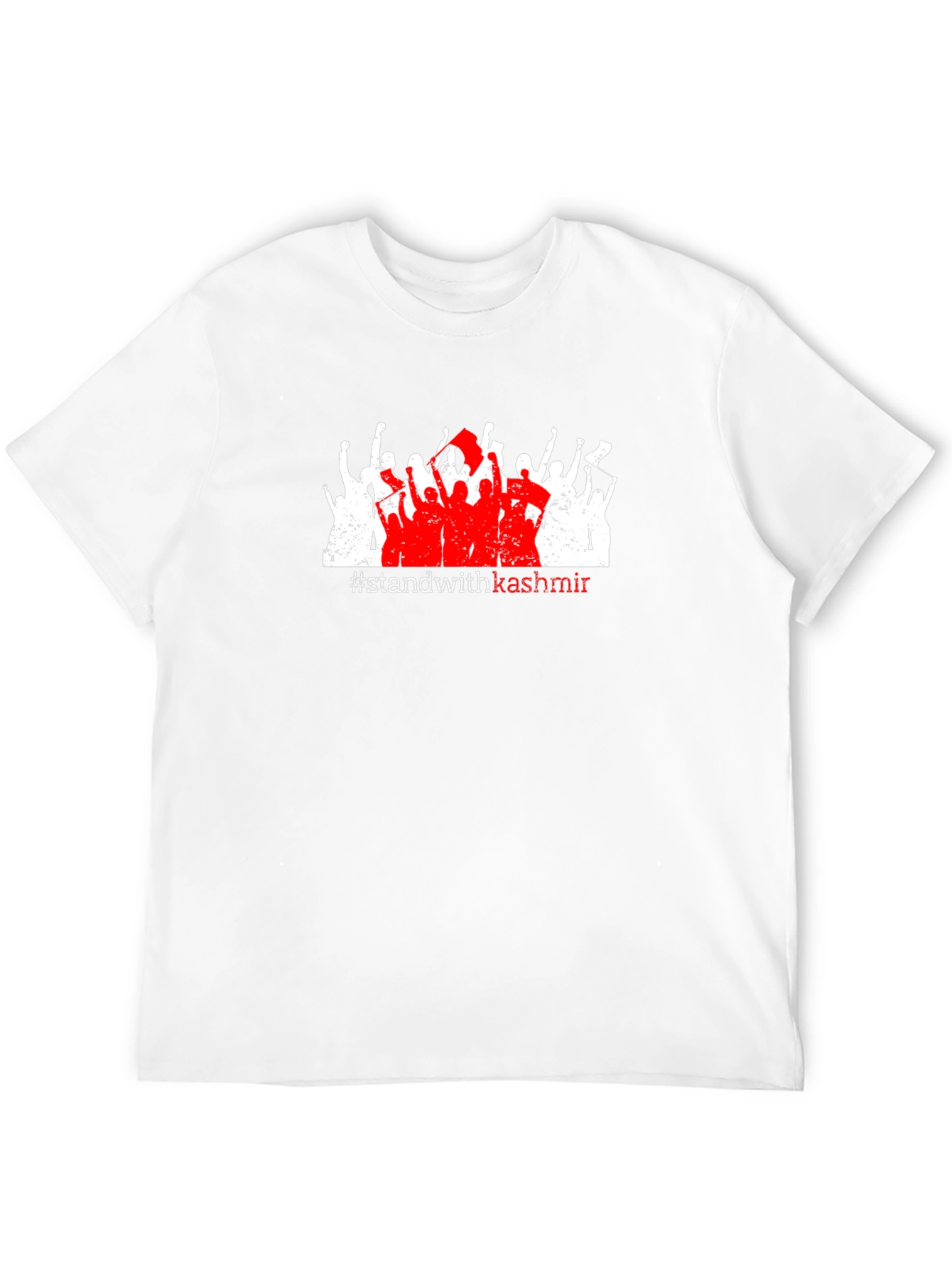 Stand with Kashmir Graphic Tee - Black