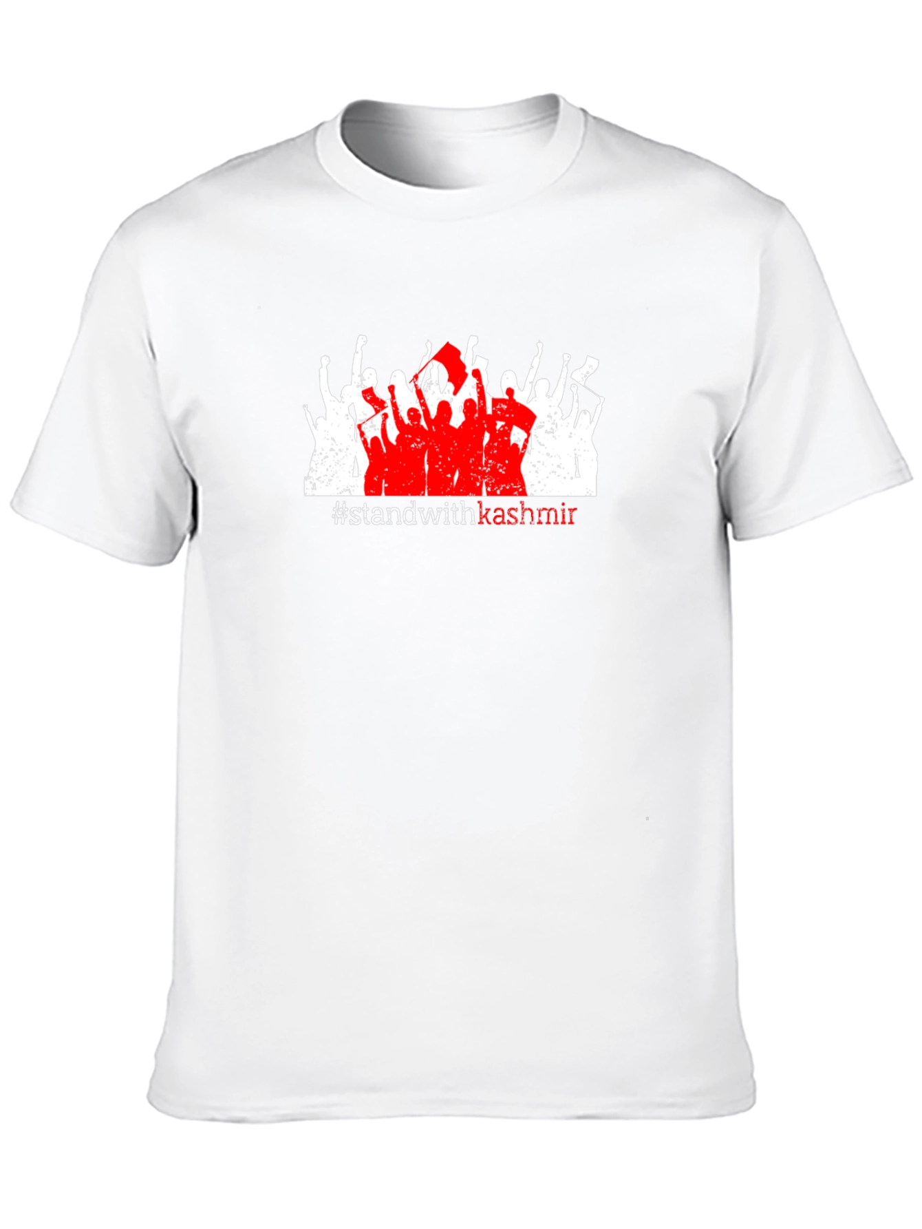 Stand with Kashmir Graphic Tee - Black