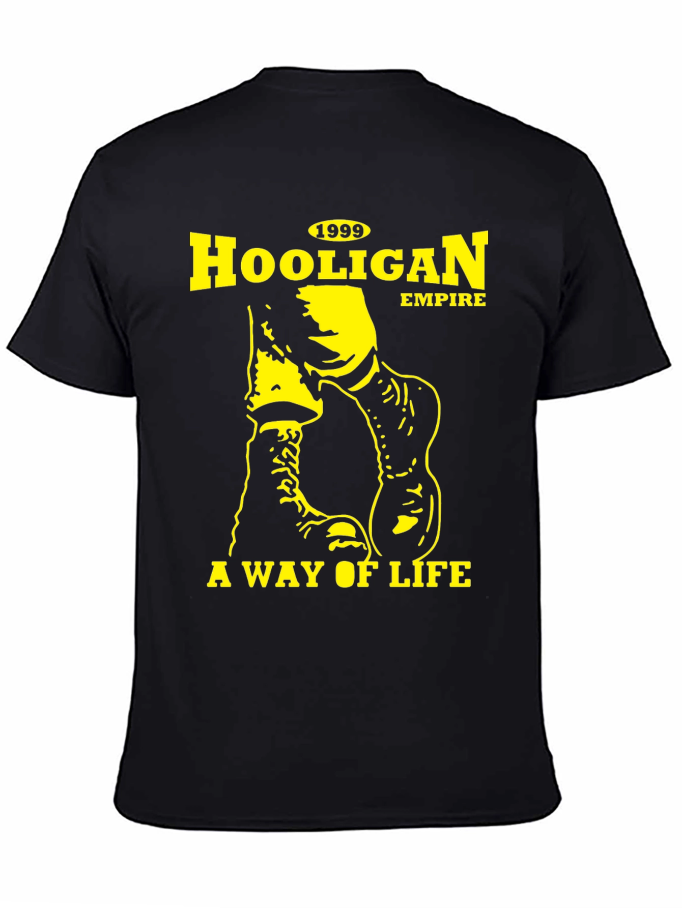 Hooligan Empire Black Graphic Tee