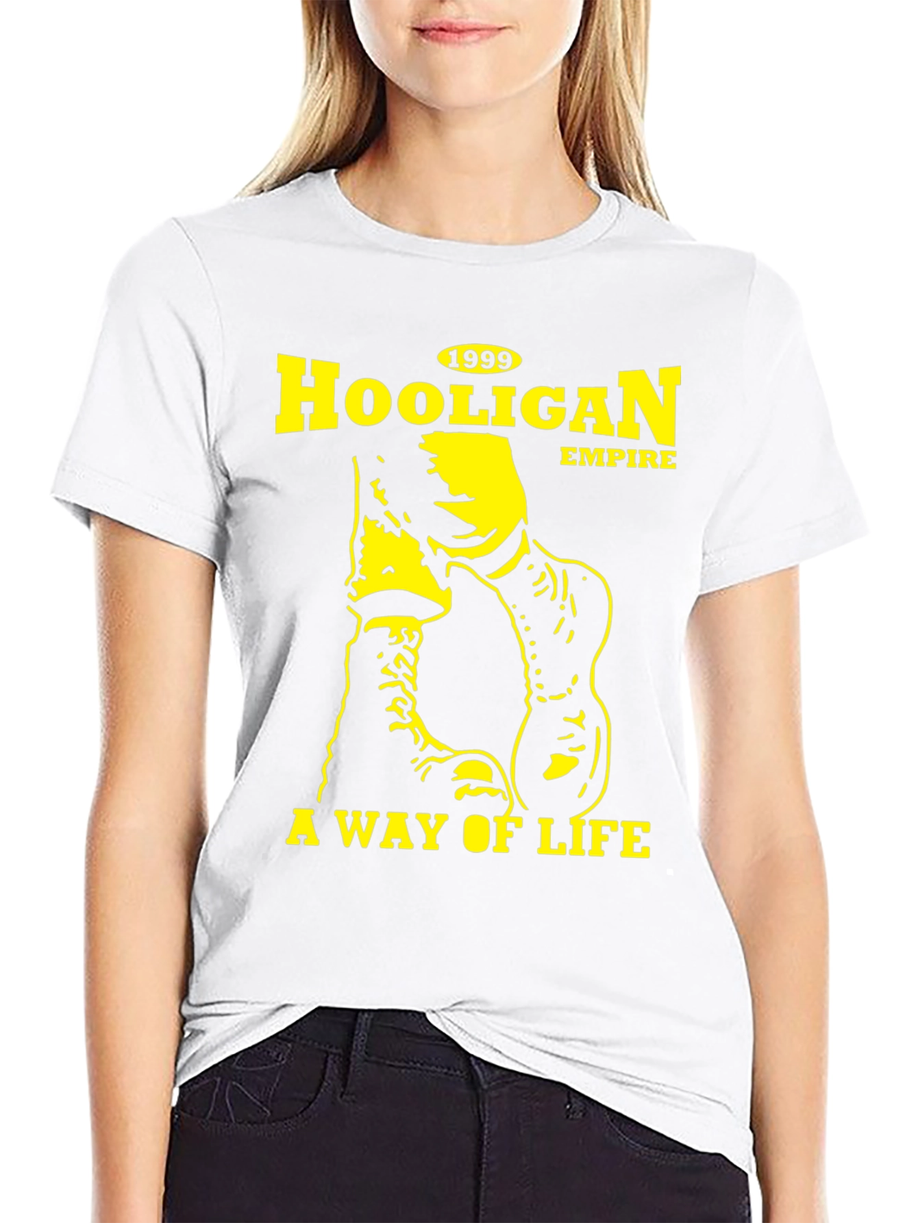 Hooligan Empire Black Graphic Tee