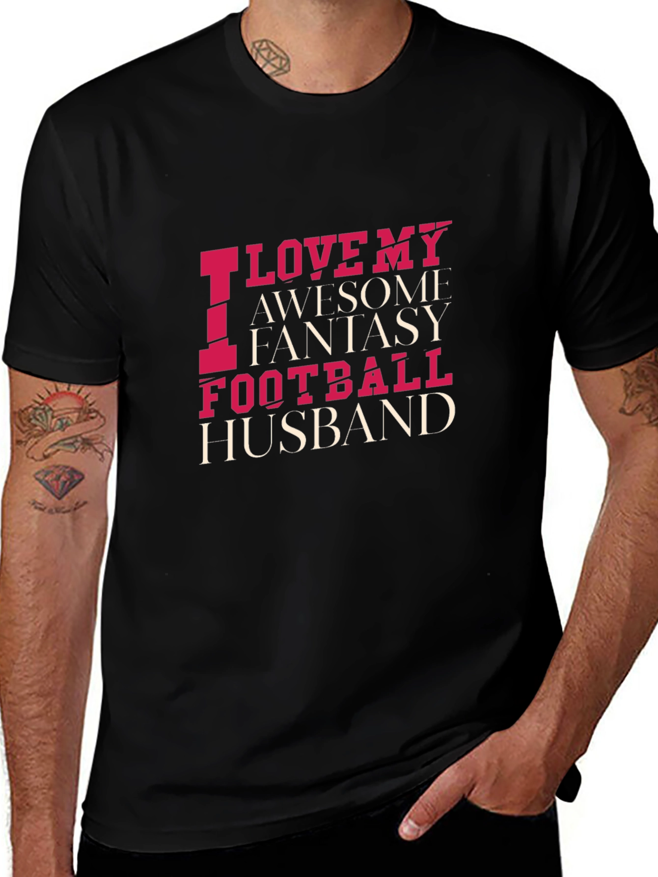 Funny Football Husband T-Shirt