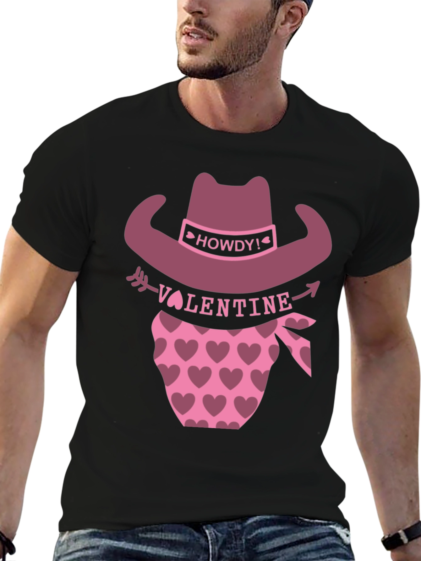 Valentines Cowboy Graphic Tee