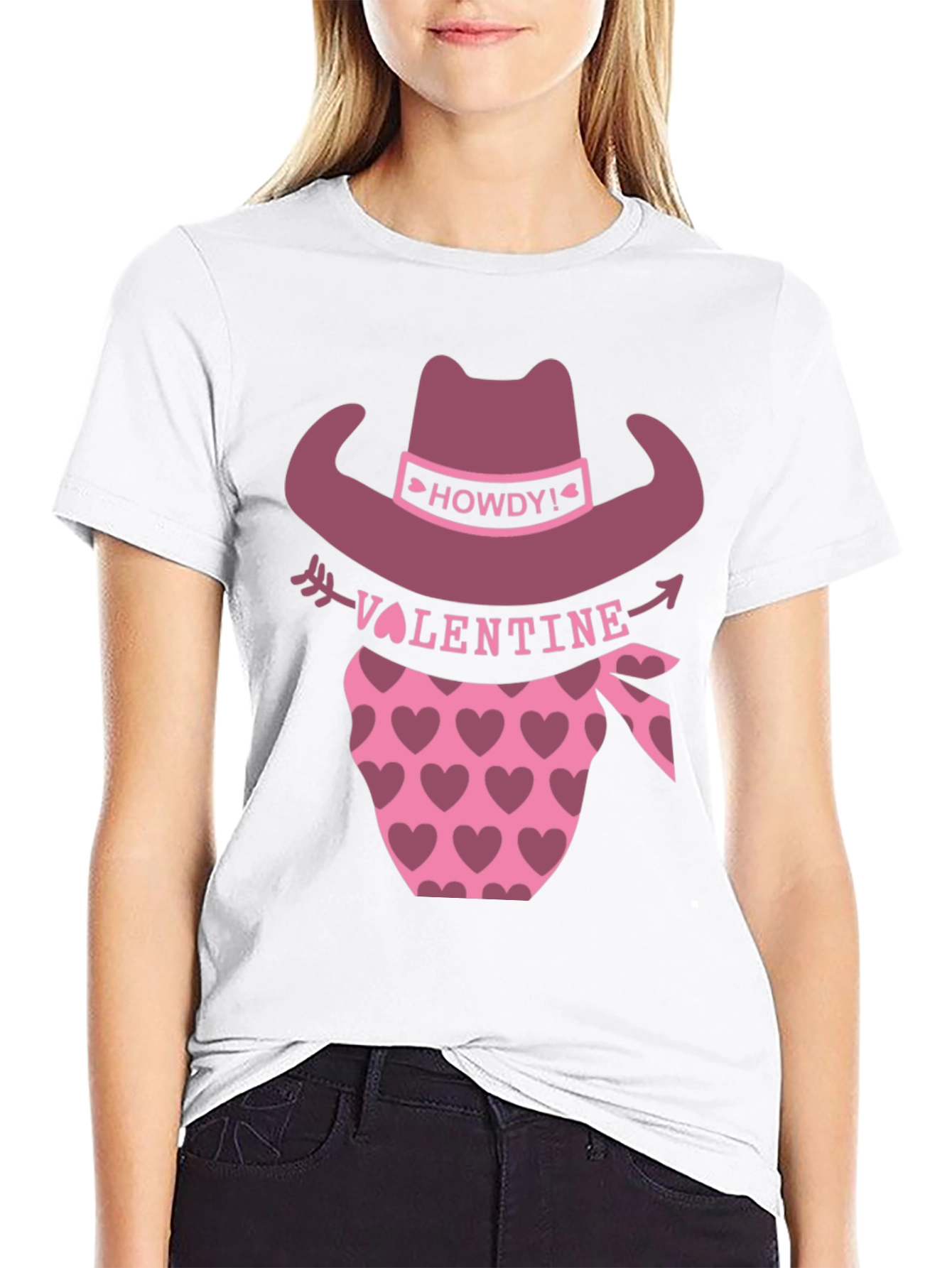 Valentines Cowboy Graphic Tee