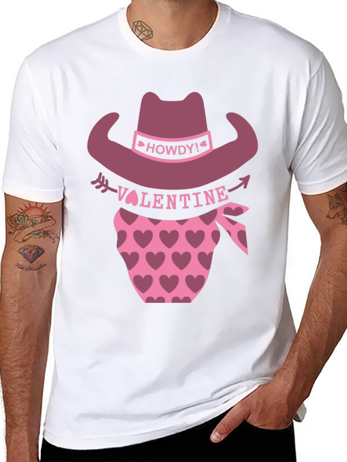 Valentines Cowboy Graphic Tee