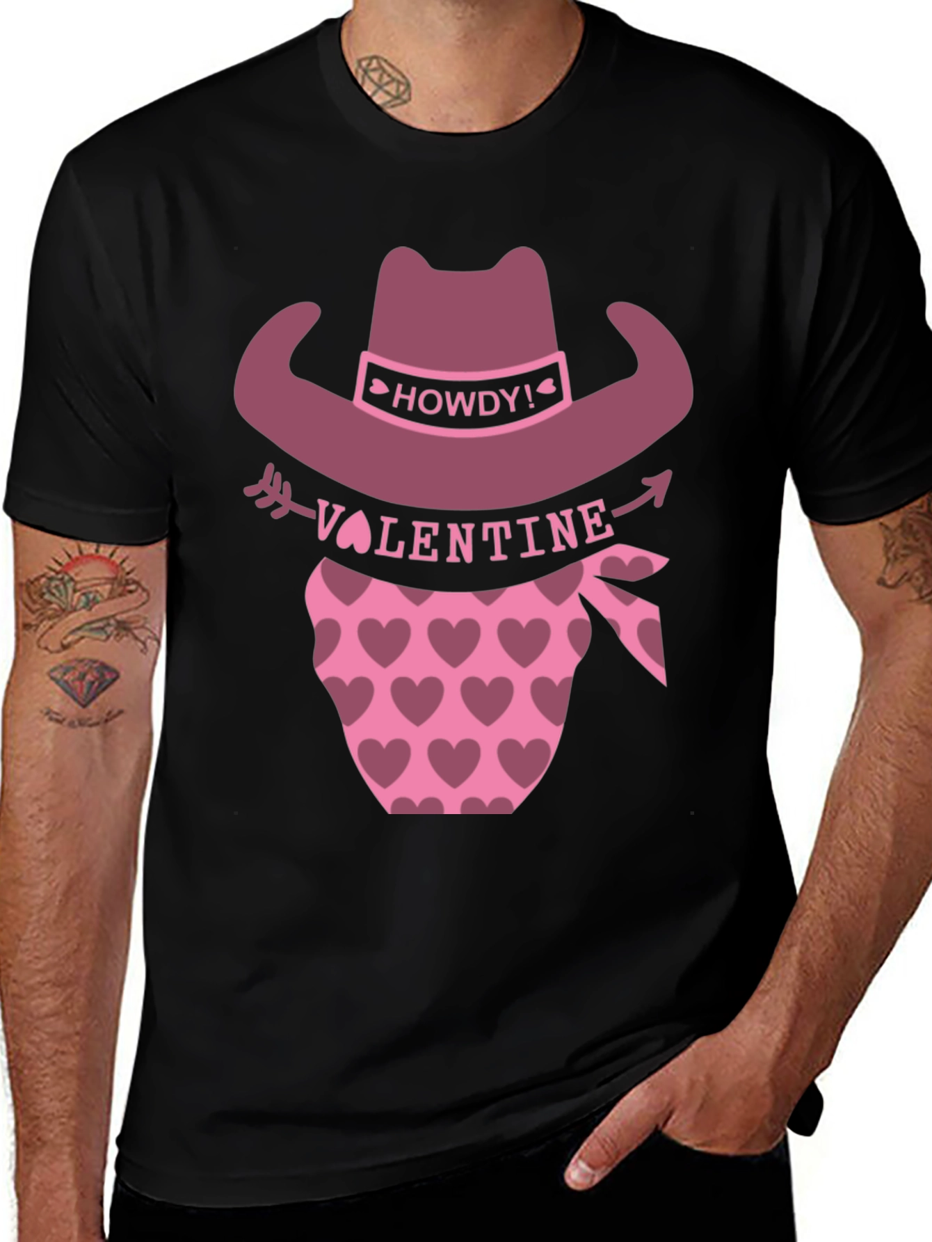 Valentines Cowboy Graphic Tee