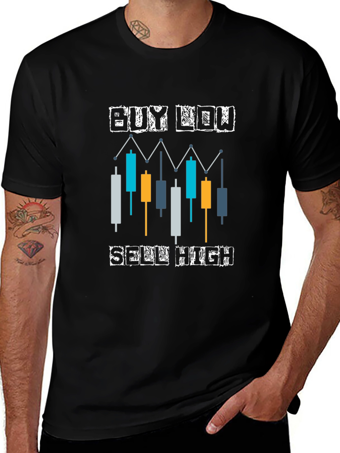 Buy Low Sell High Candlestick T-Shirt