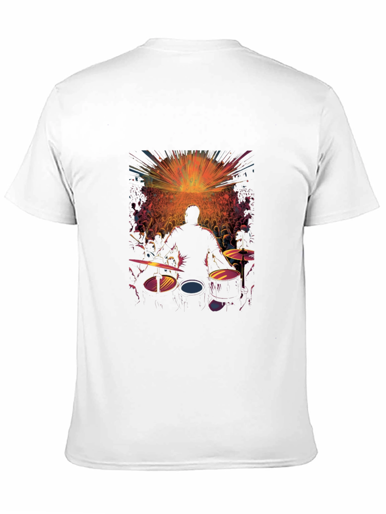 Drummer Concert Graphic Tee - Black