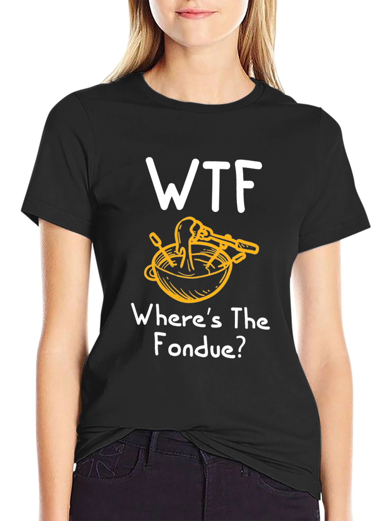 WTF Wheres the Fondue? T-Shirt - Funny & Unique!