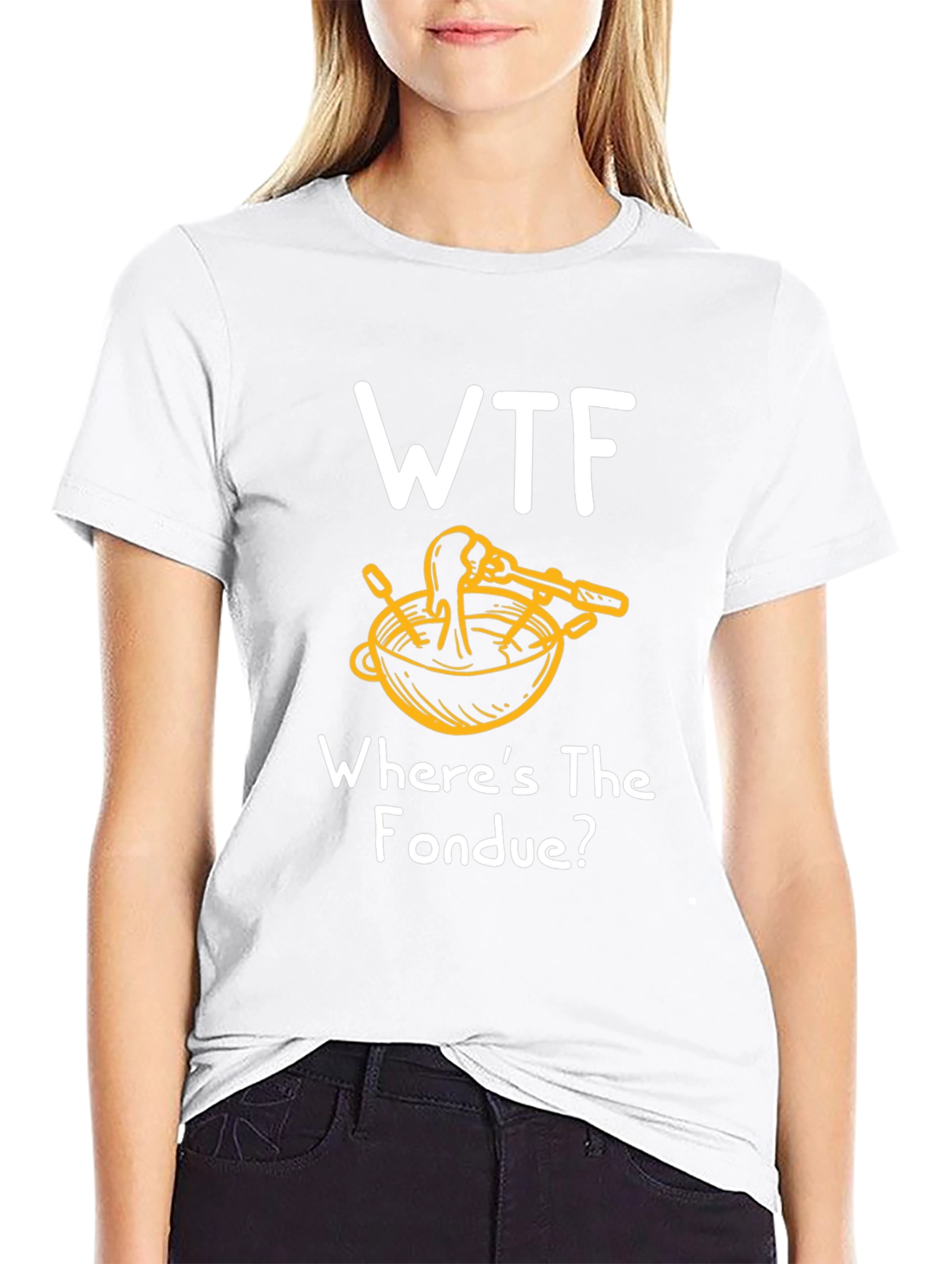 WTF Wheres the Fondue? T-Shirt - Funny & Unique!