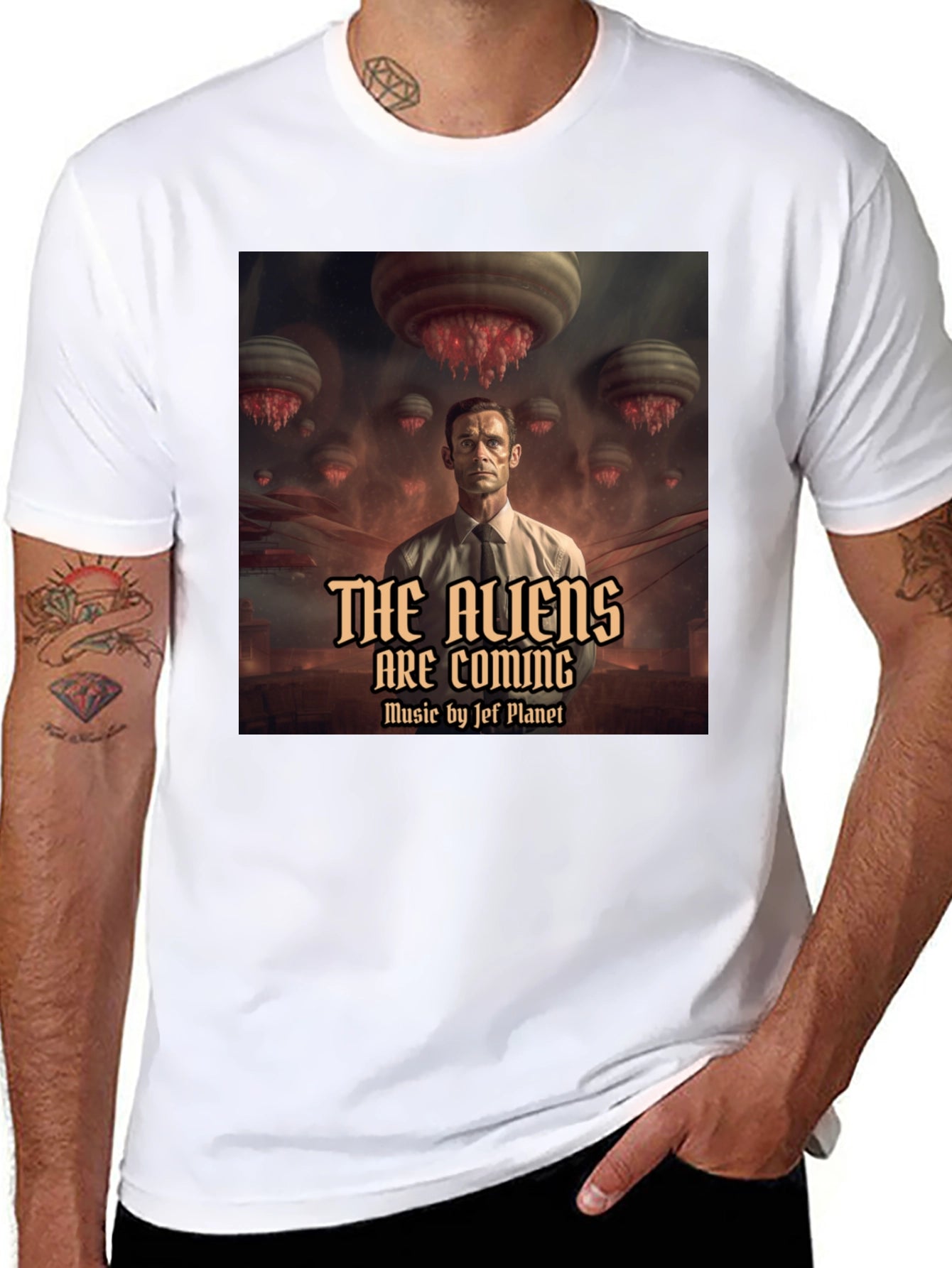 The Aliens Are Coming Graphic T-Shirt
