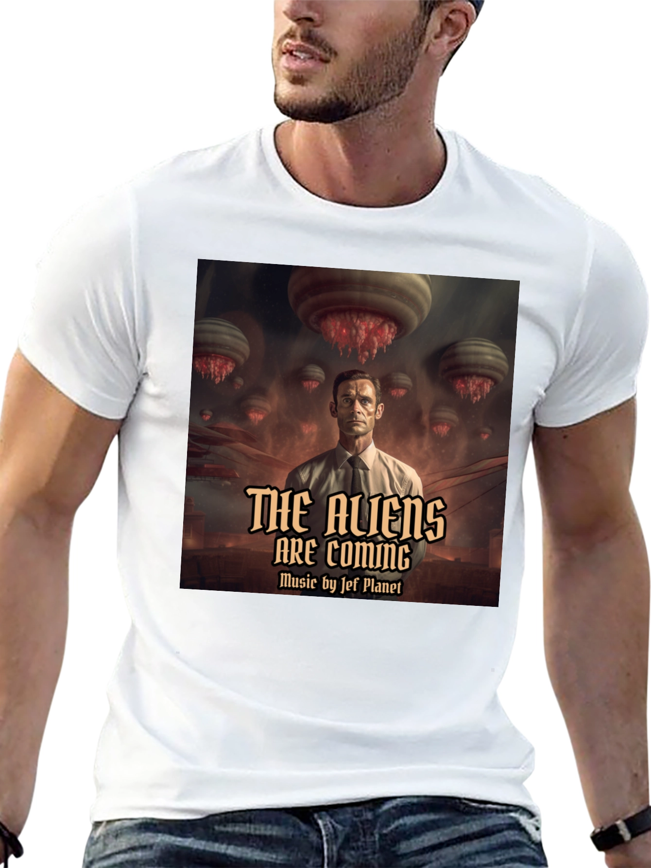 The Aliens Are Coming Graphic T-Shirt