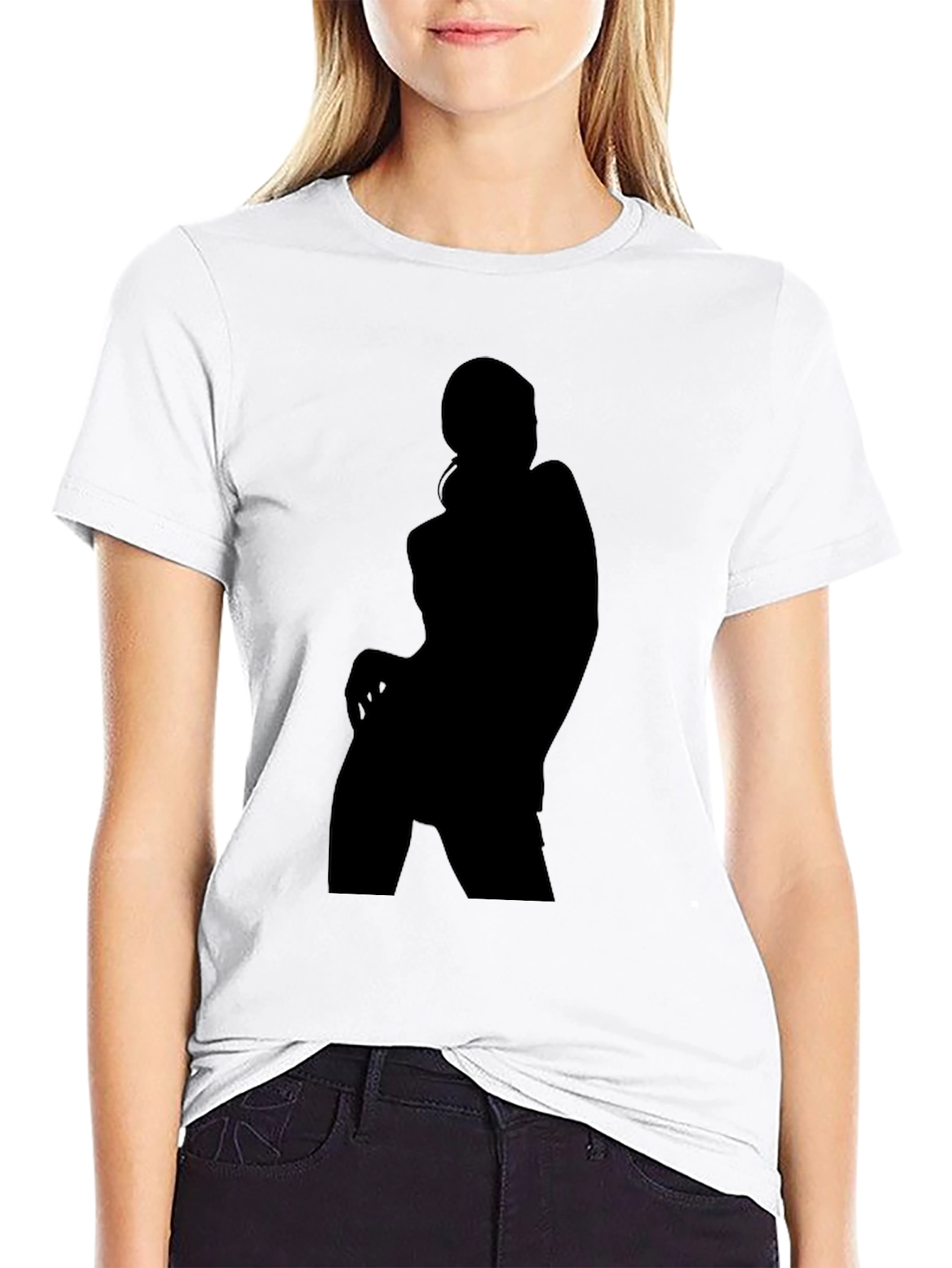 Silhouette Graphic Black T-Shirt