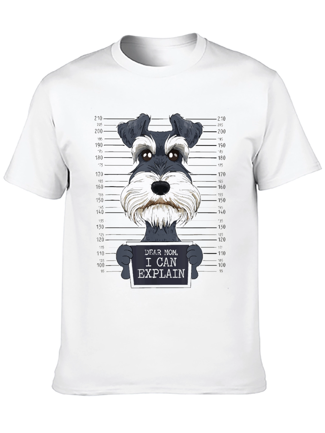 Funny Dog Dear Mom Graphic Tee