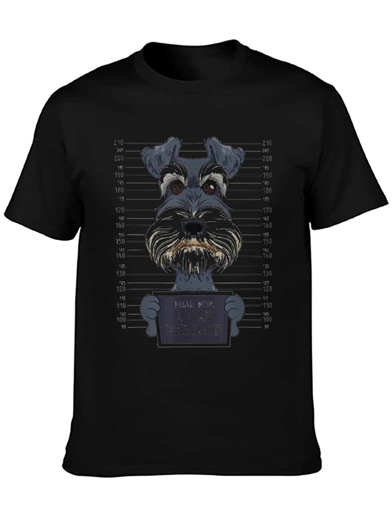 Funny Dog Dear Mom Graphic Tee