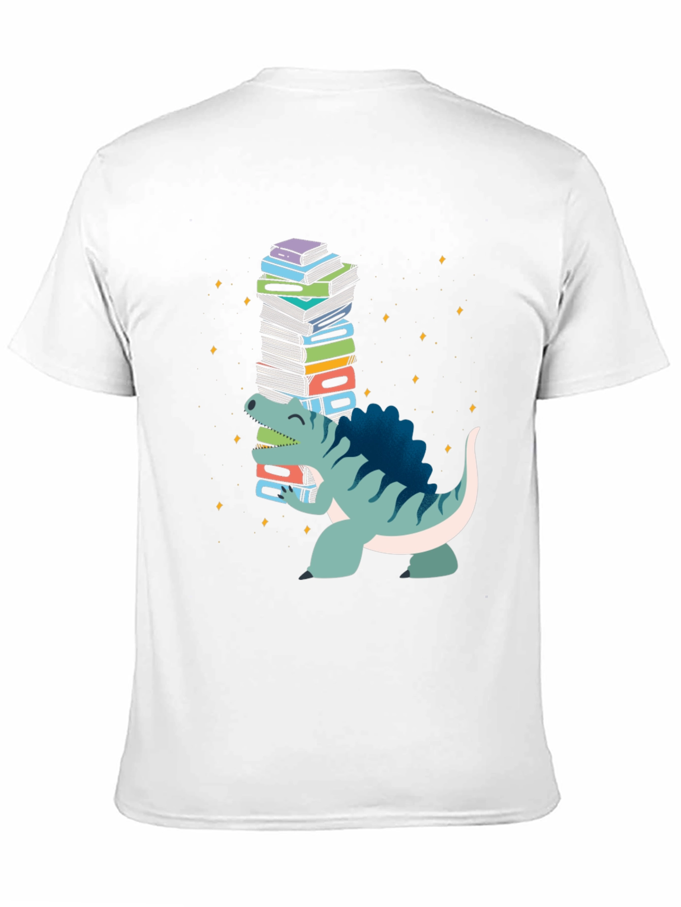 Book Loving Dino Graphic Tee