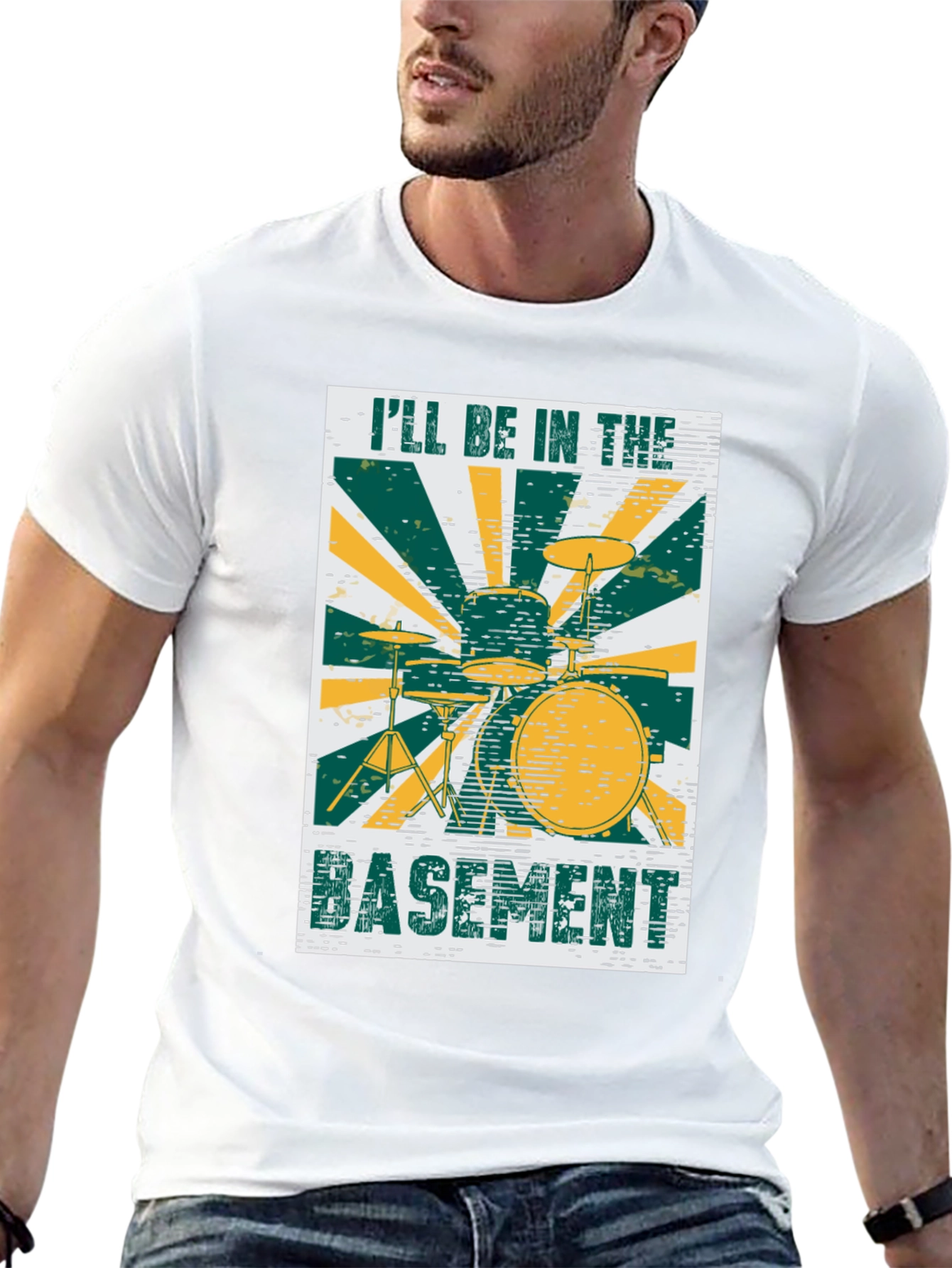 Drum Set Basement Tee