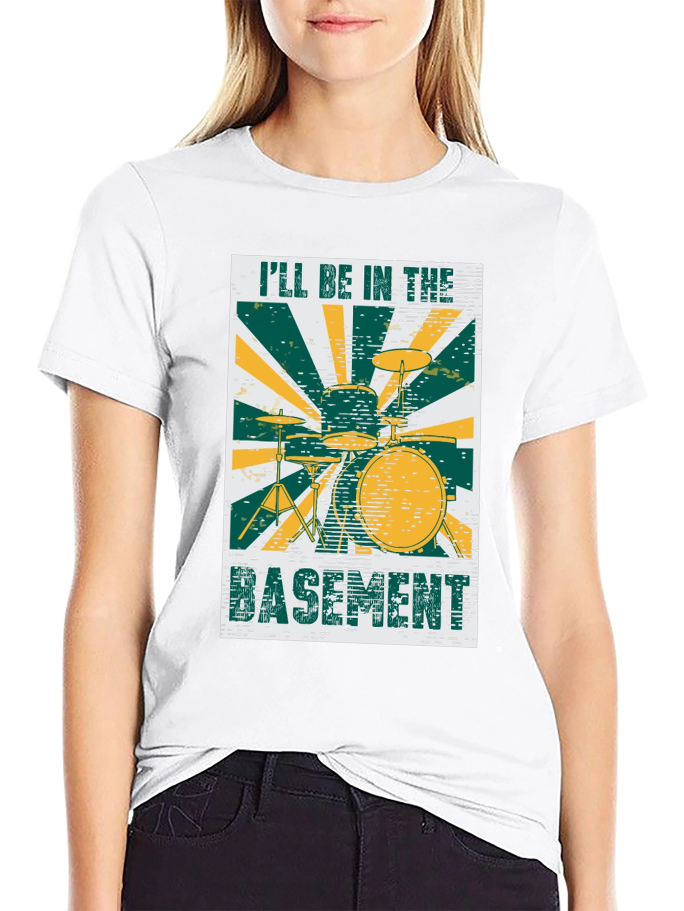 Drum Set Basement Tee
